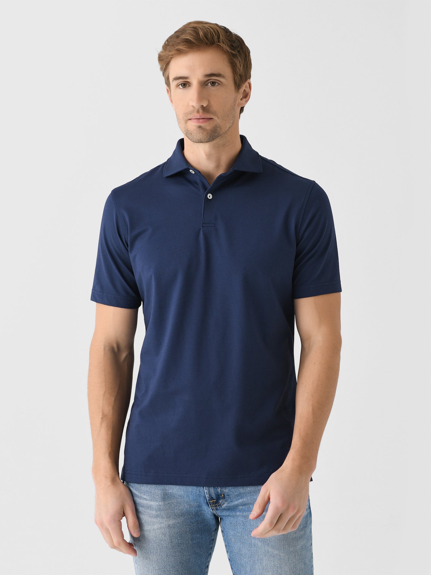 Peter Millar Crown Crafted Men's Albatross Cotton Blend Piqué Polo