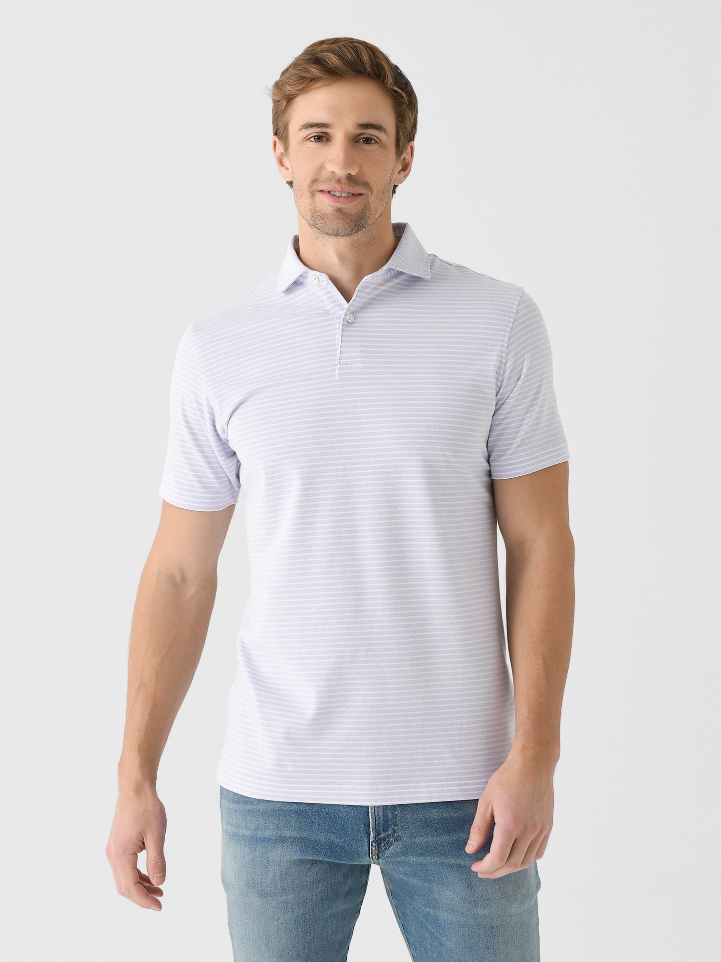 Peter Millar Crown Crafted Men's Albatross Cotton Blend Piqué Polo