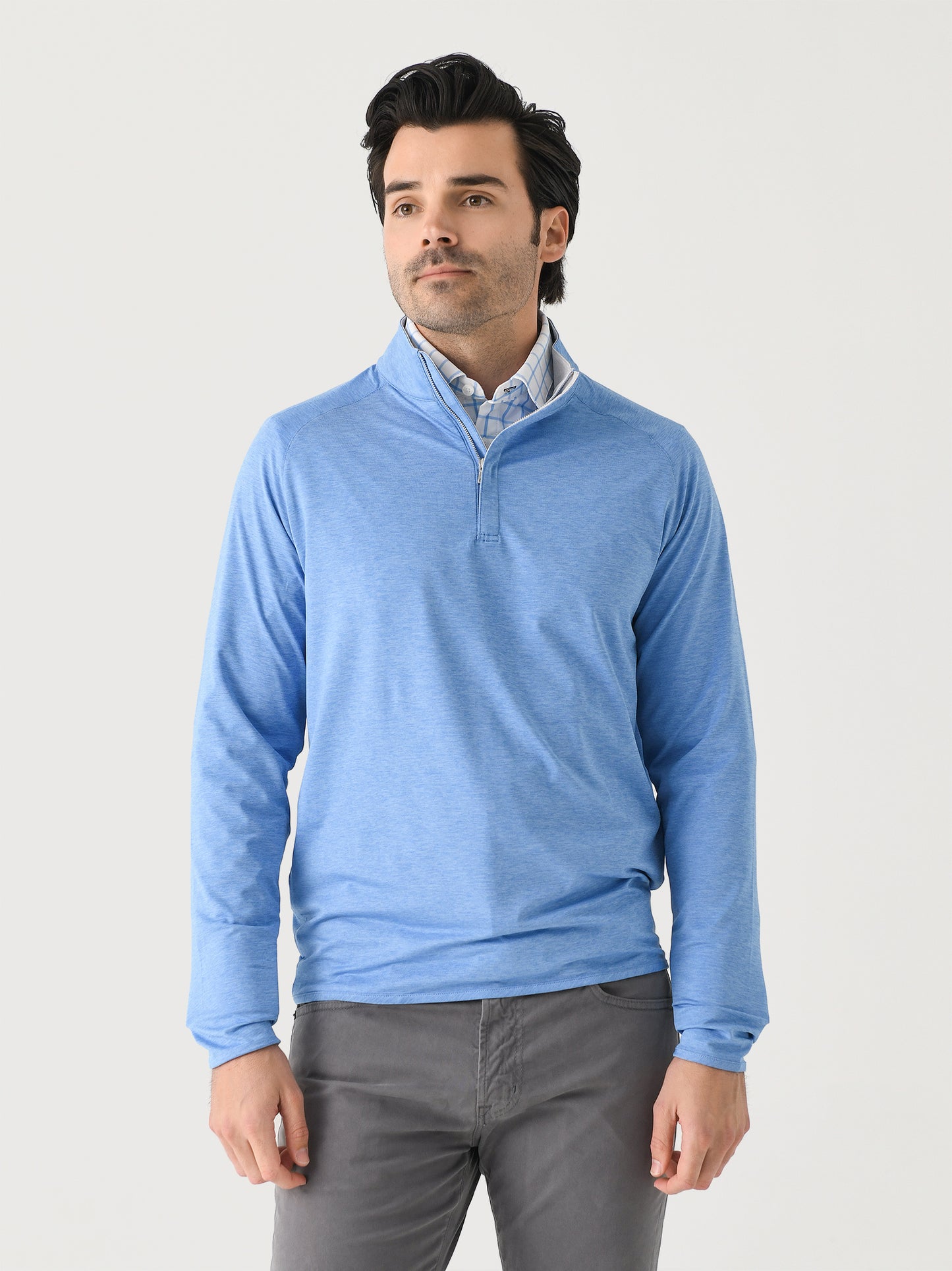 Peter Millar Crown Crafted Men's Stealth Performance Quarter-Zip