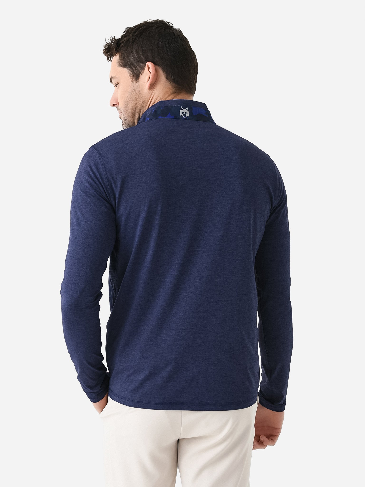 Greyson Men's Monogram Jacquard Quarter Zip