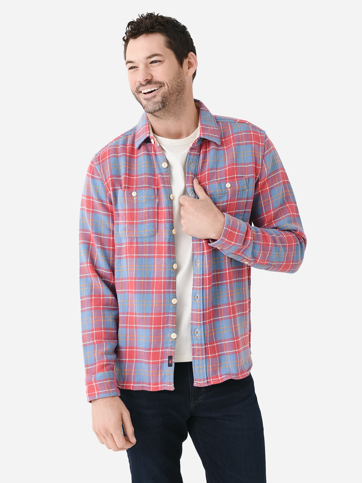 Faherty Brand Men's The Surf Flannel