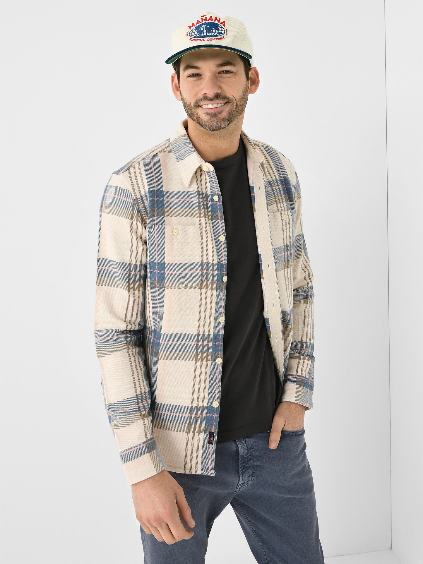 Faherty Brand Men's The Surf Flannel