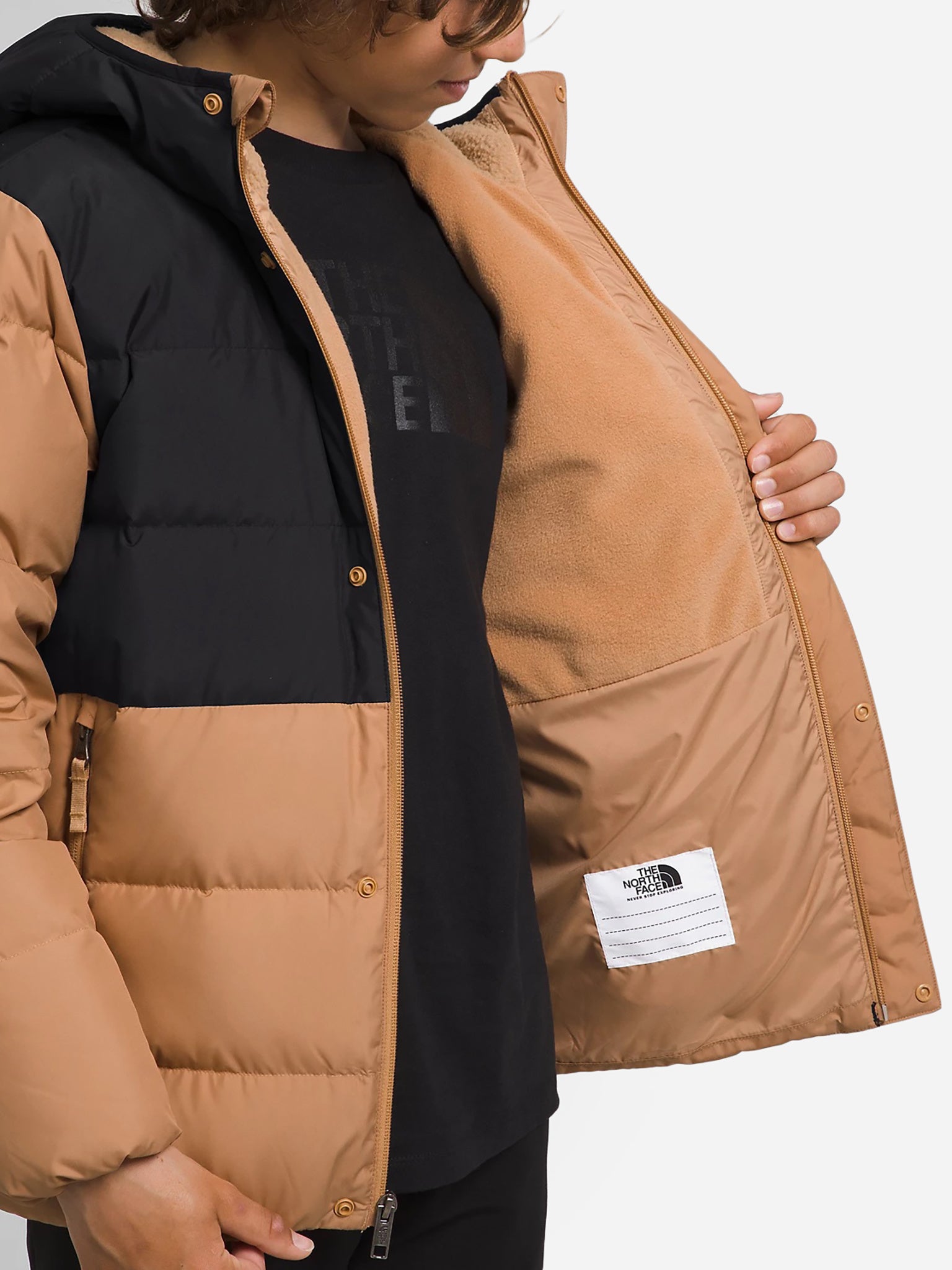 North face fleece outlet lined