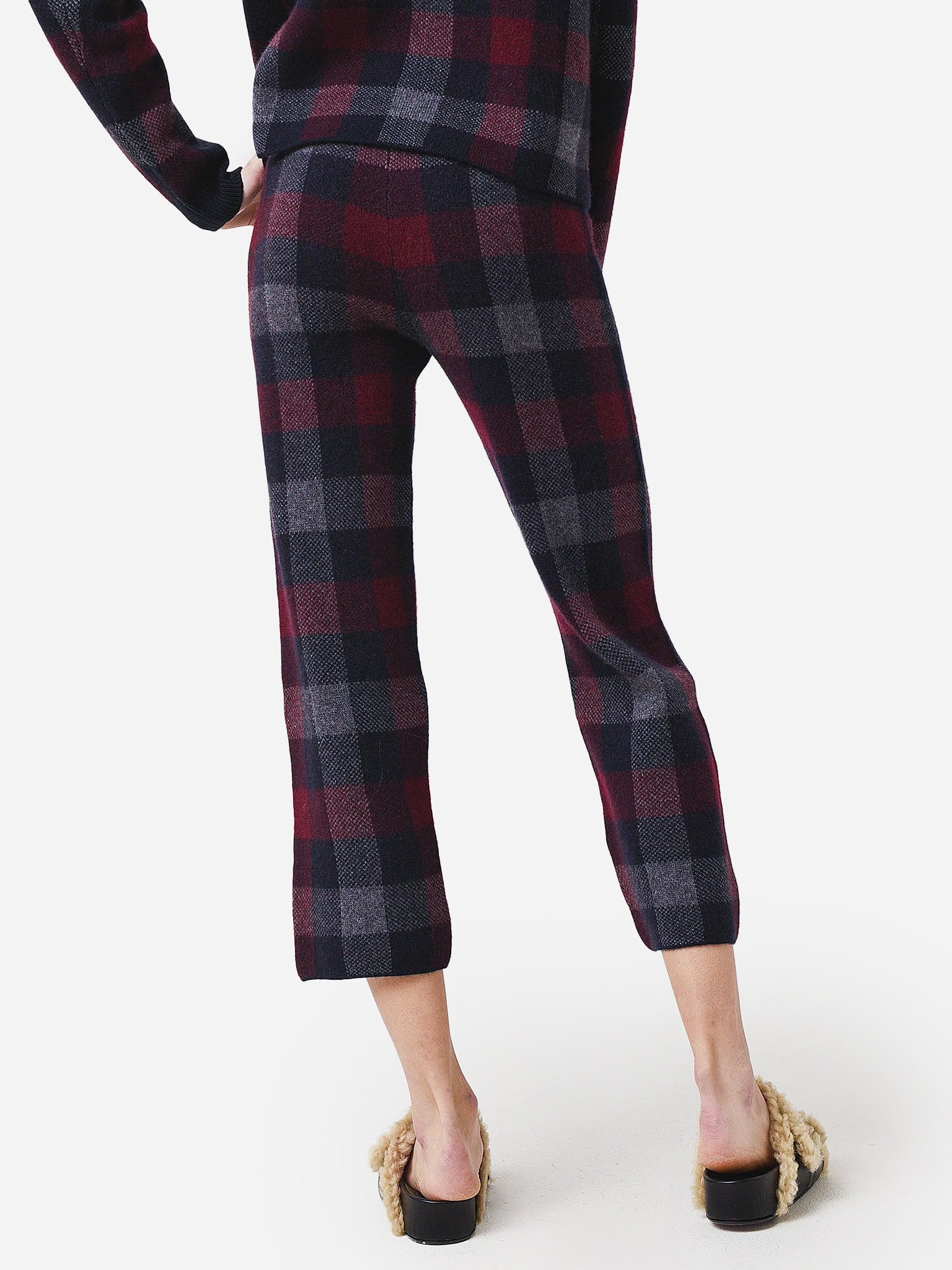 Red Plaid Pants, Wedge Sneakers. - The Hunter Collector