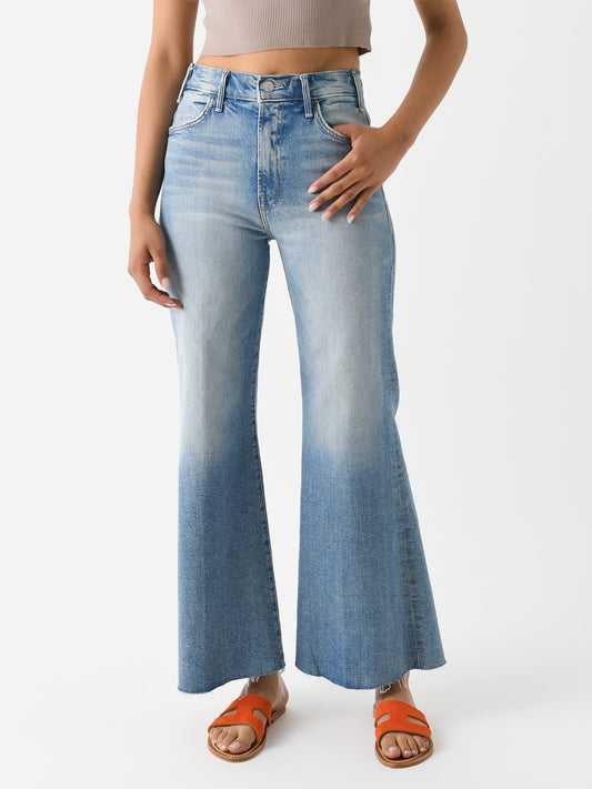 Mother Women's Petites The Lil' Hustler Roller Fray Jean