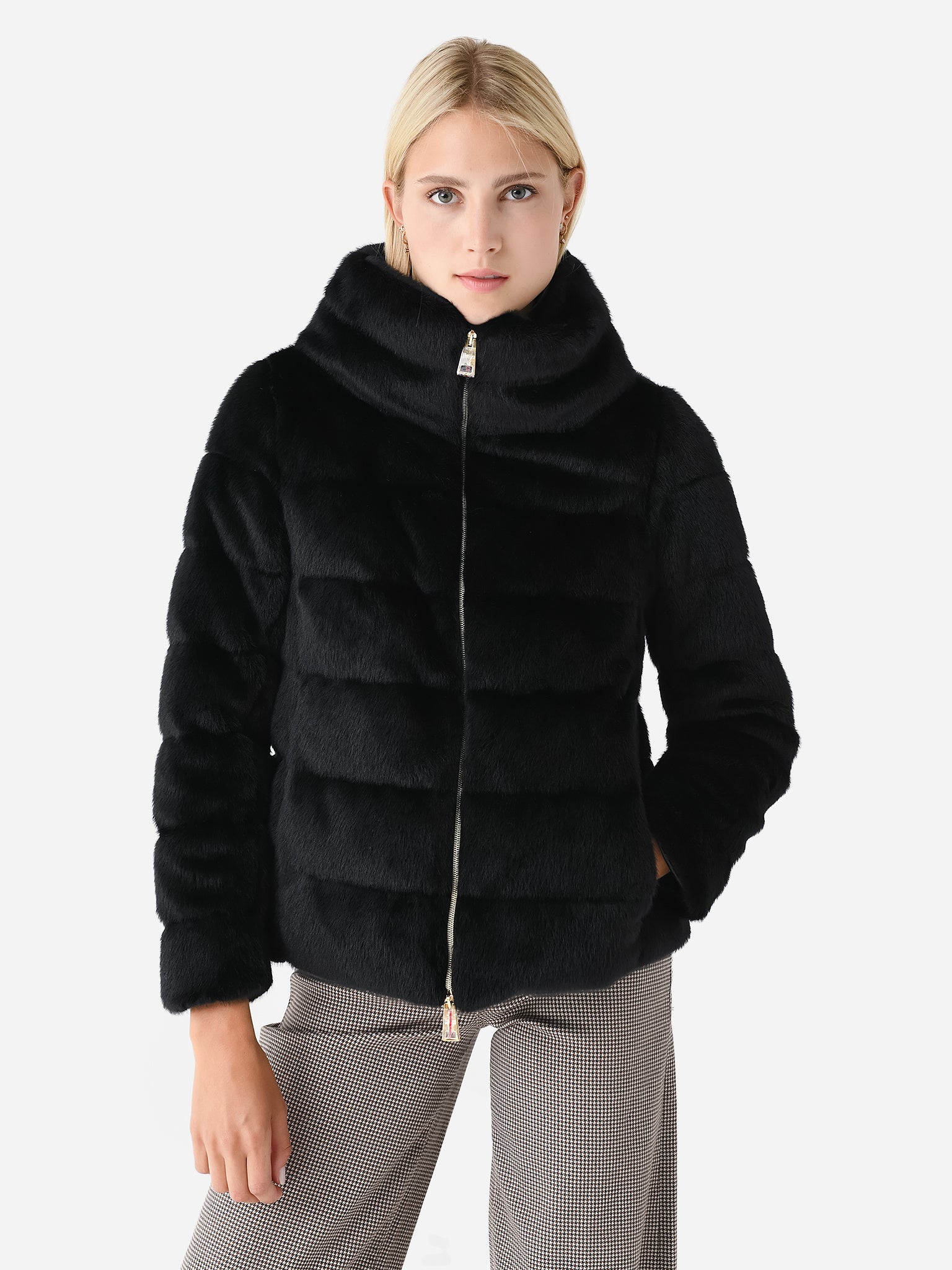 Teddy faux clearance fur hooded jacket