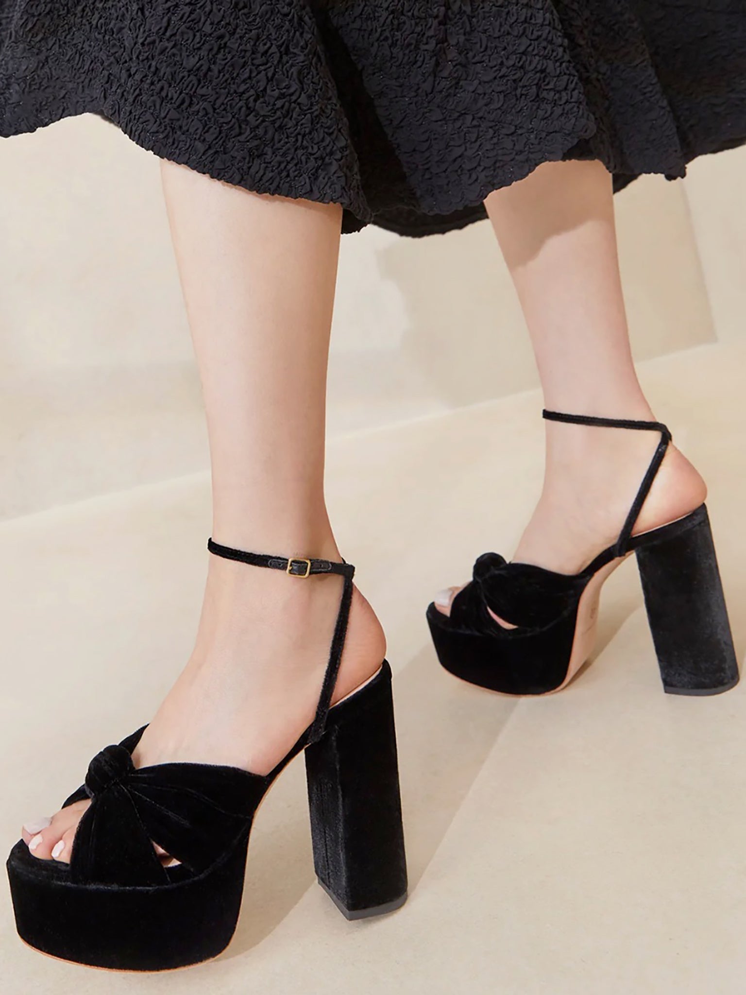 Loeffler randall hot sale platform sandals