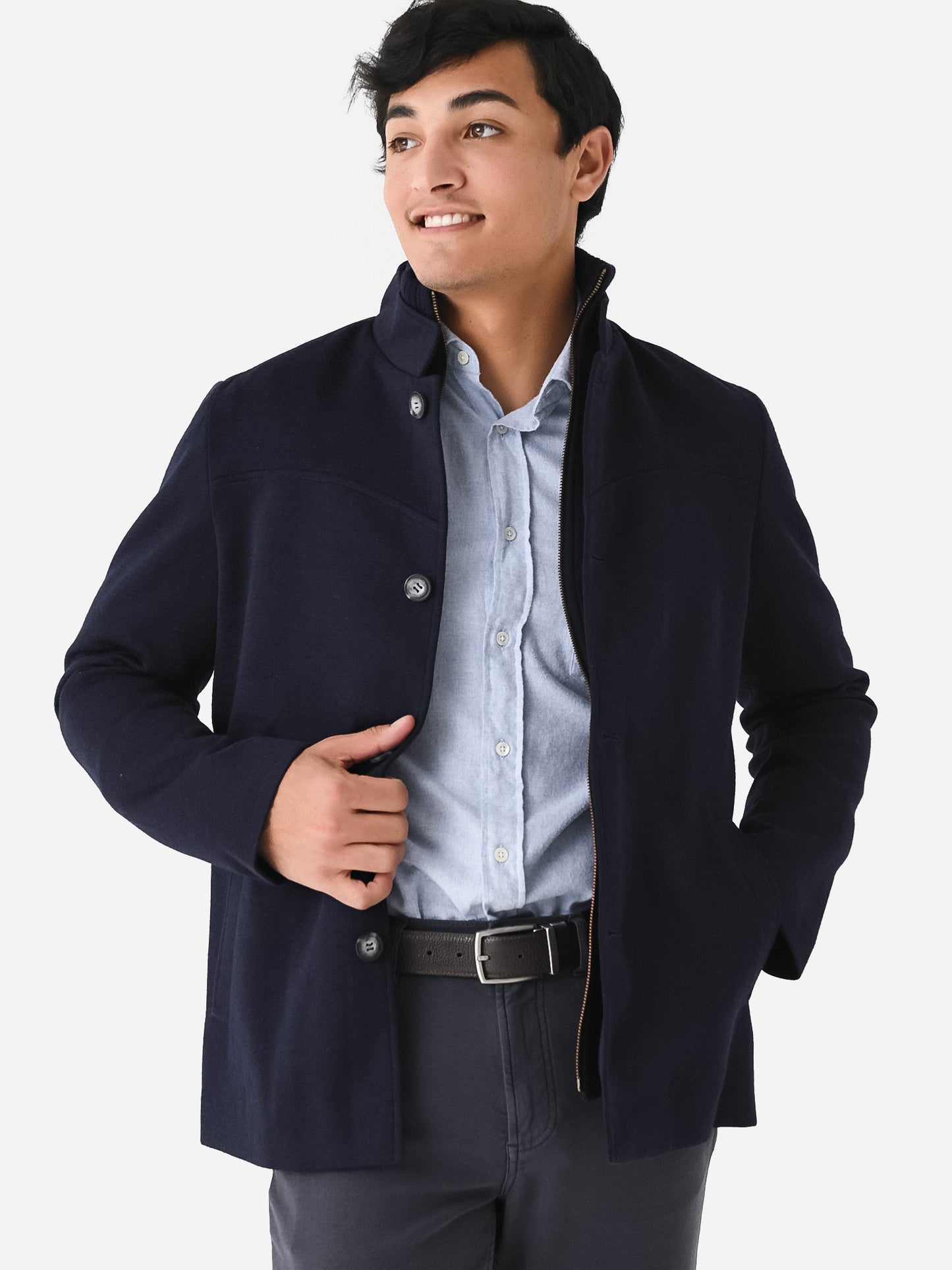 Saint Bernard Men's Agnes Peacoat