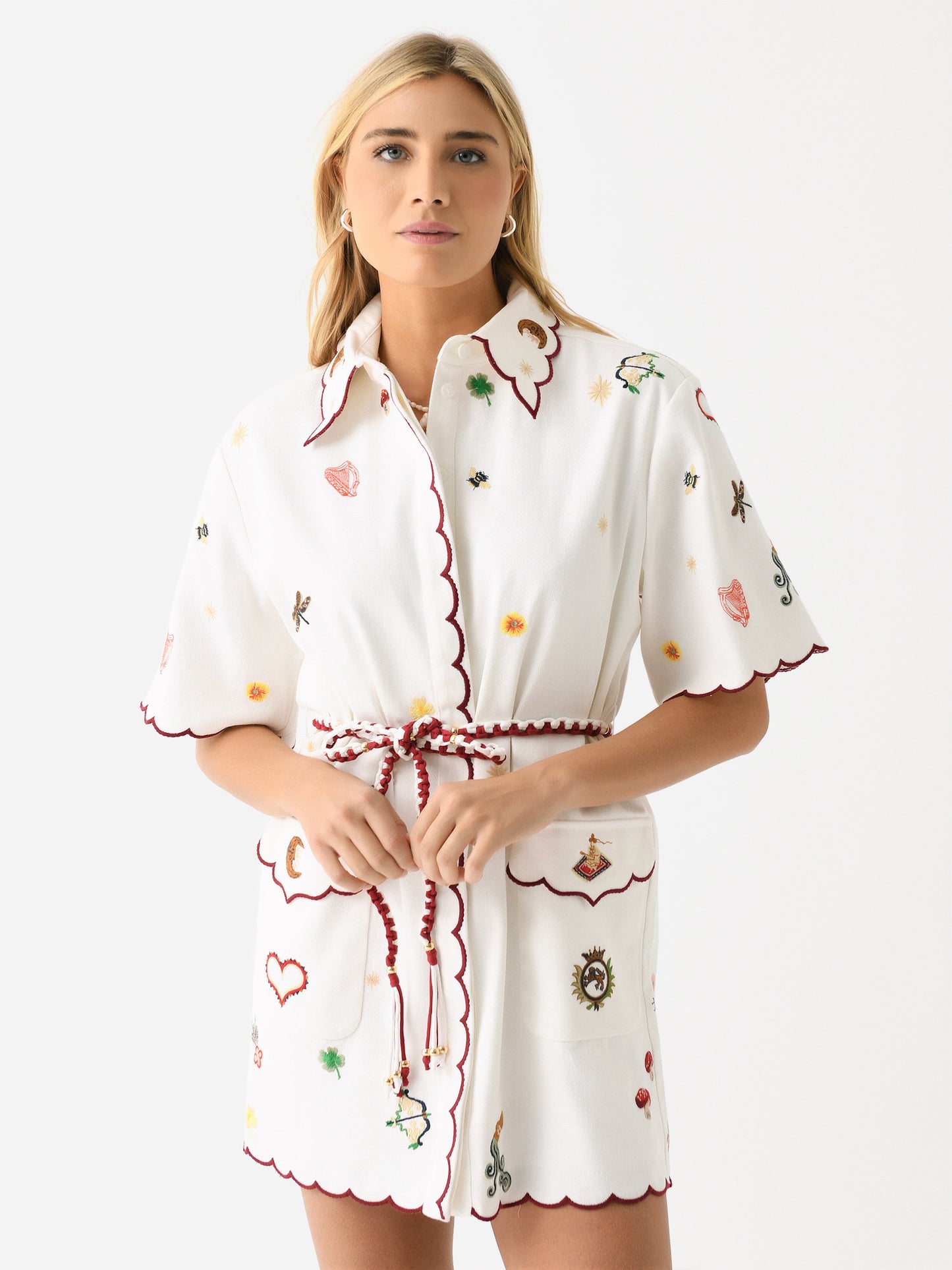 Antipodean Women's Queen Of Hearts Shirt Dress