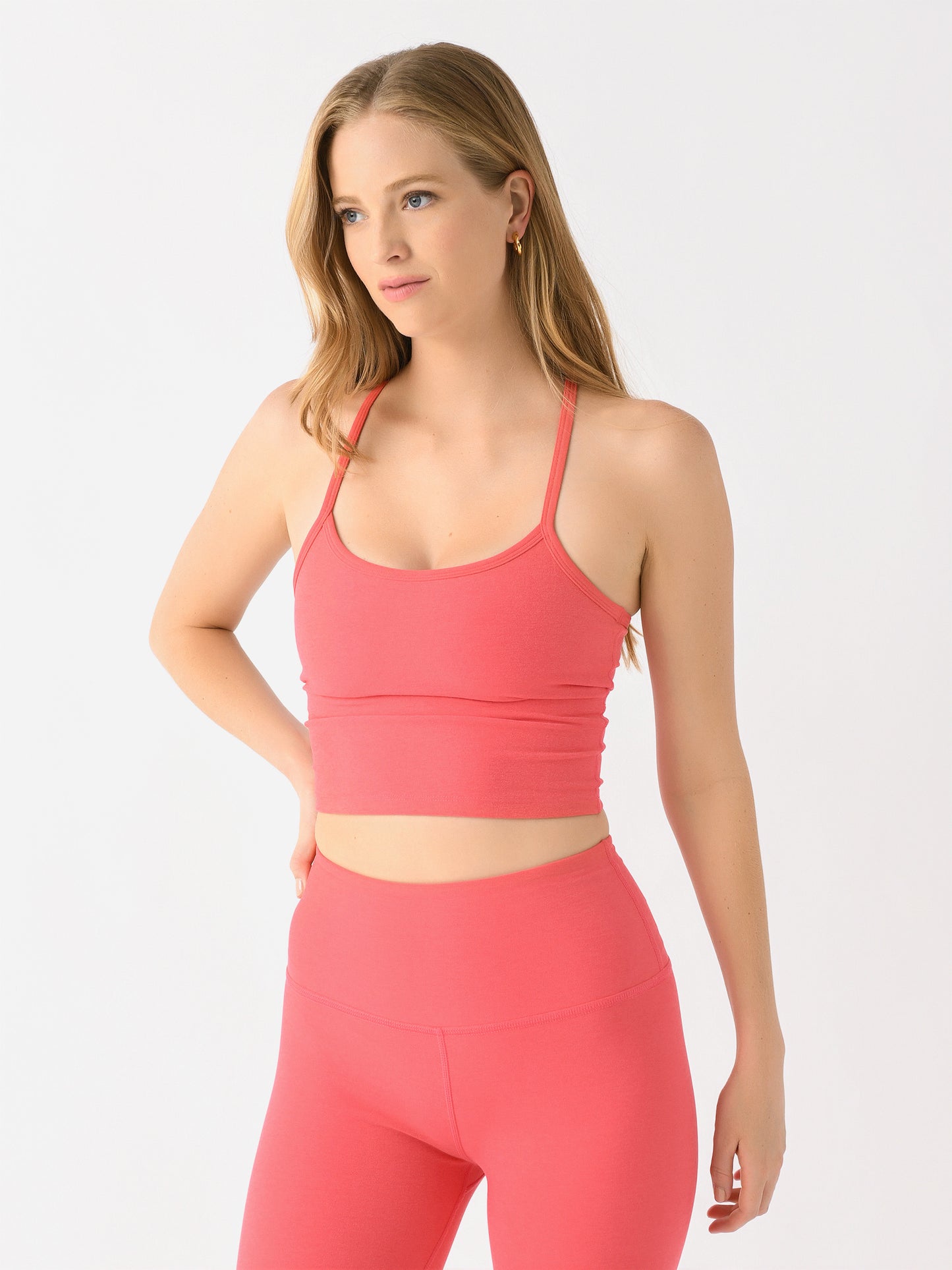 Beyond Yoga Women's Spacedye Slim Racerback Cropped Tank