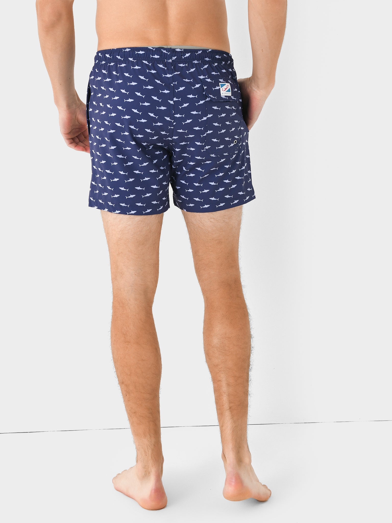 Bermies Men's Shark Attack Swim Trunk – saintbernard.com