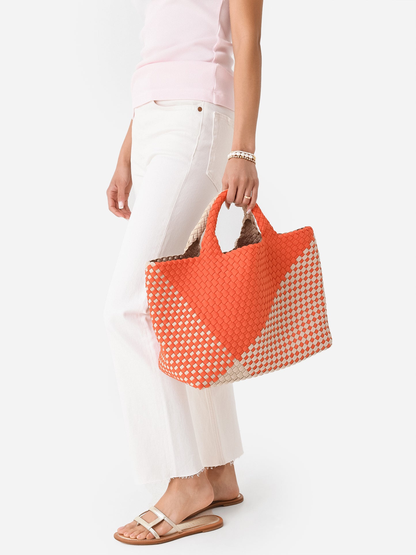 Naghedi Large St. Barths Graphic Geo Tote in Indio