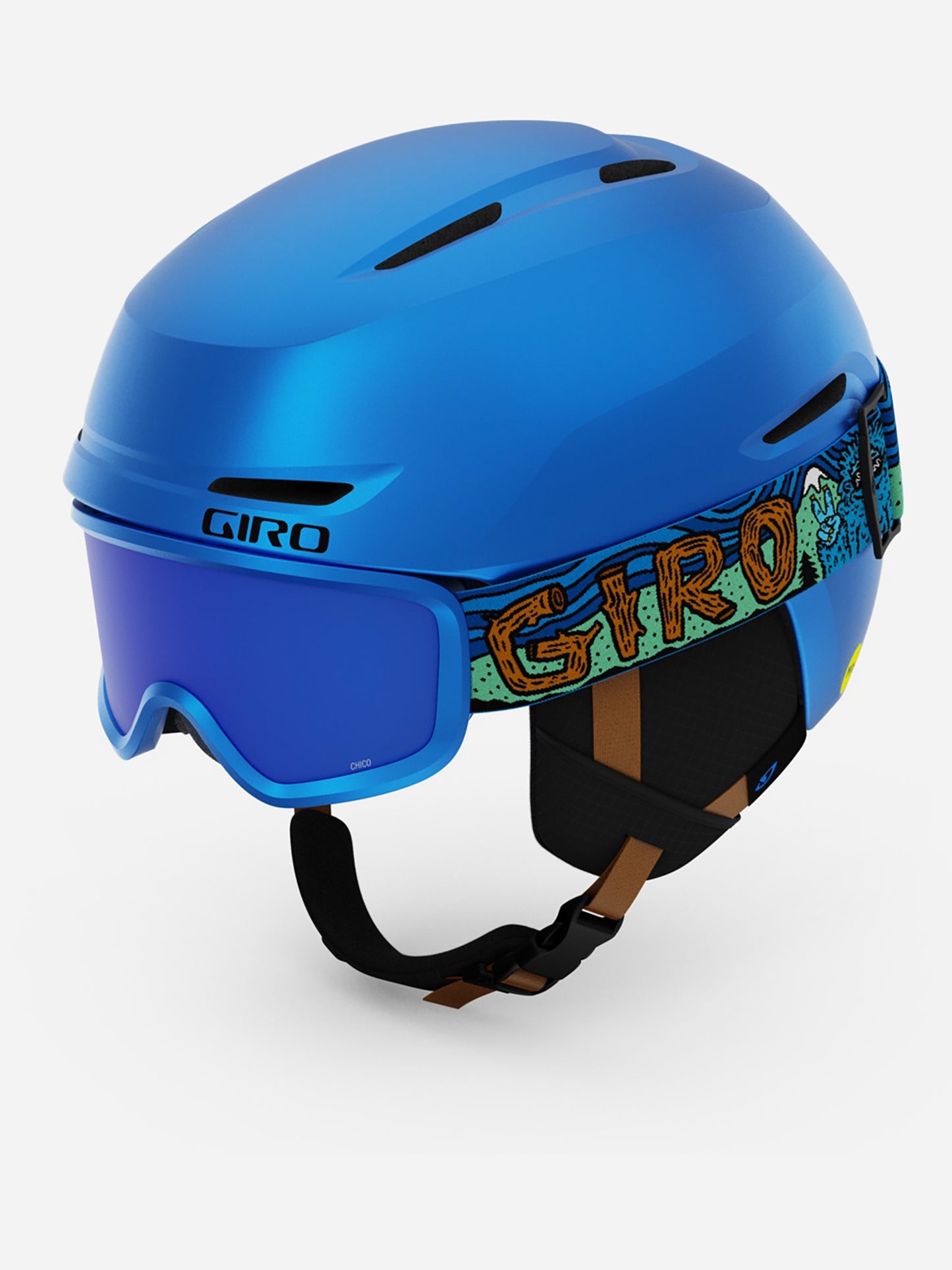 GIRO Kids' Spur Helmet + Chico 2.0/Buster Goggle Combo