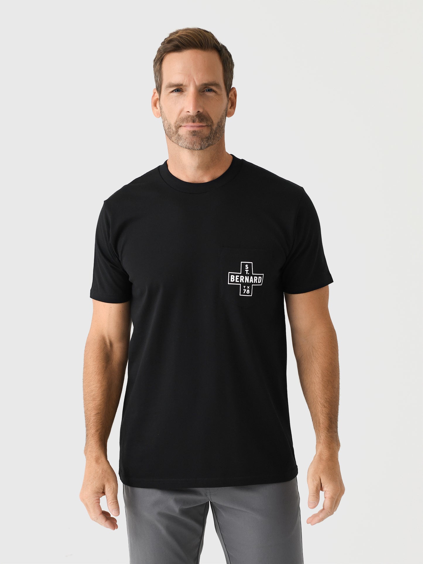 Saint Bernard Men's Cross Logo Tee