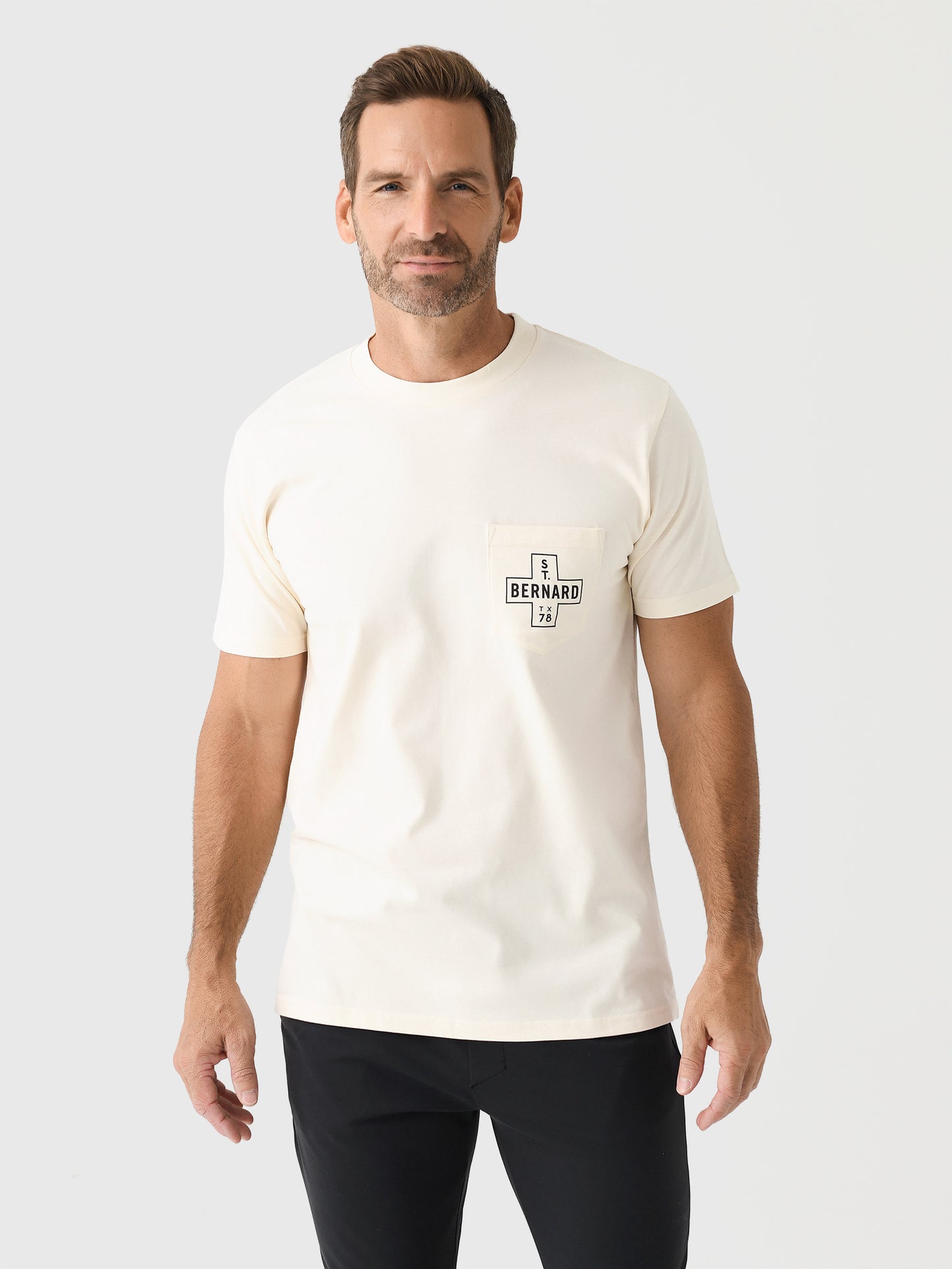 Saint Bernard Men's Cross Logo Tee