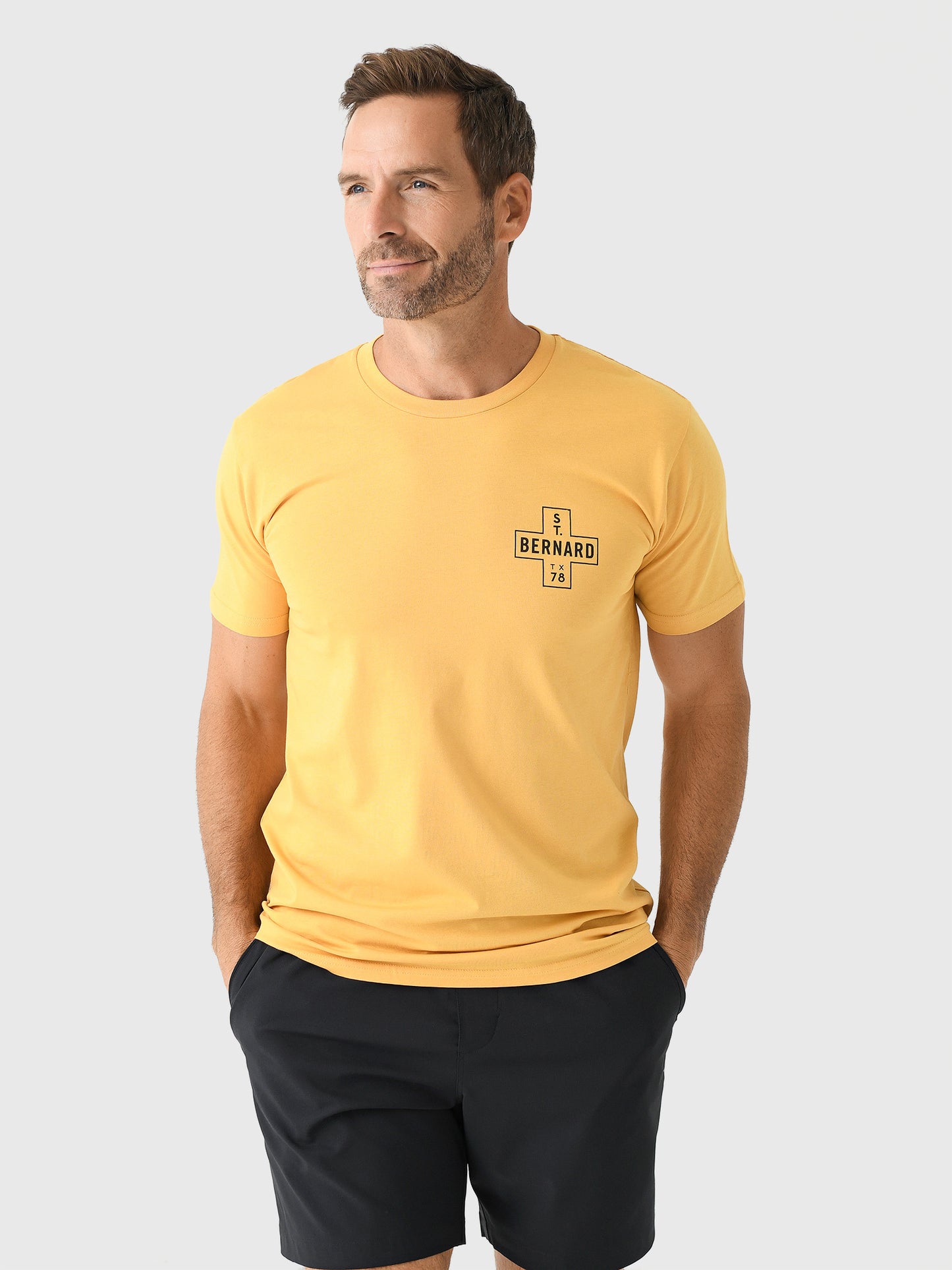 Saint Bernard Men's Cross Logo Tee