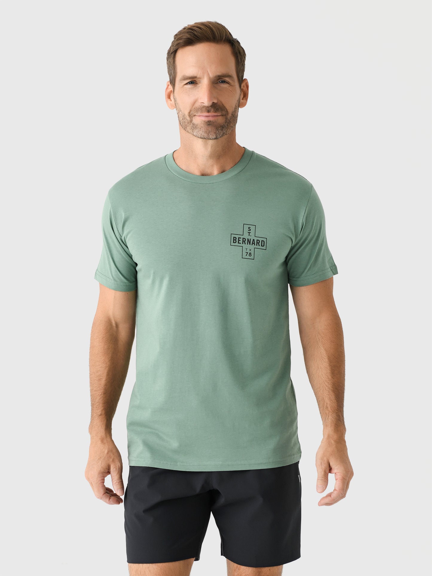 Saint Bernard Men's Cross Logo Tee