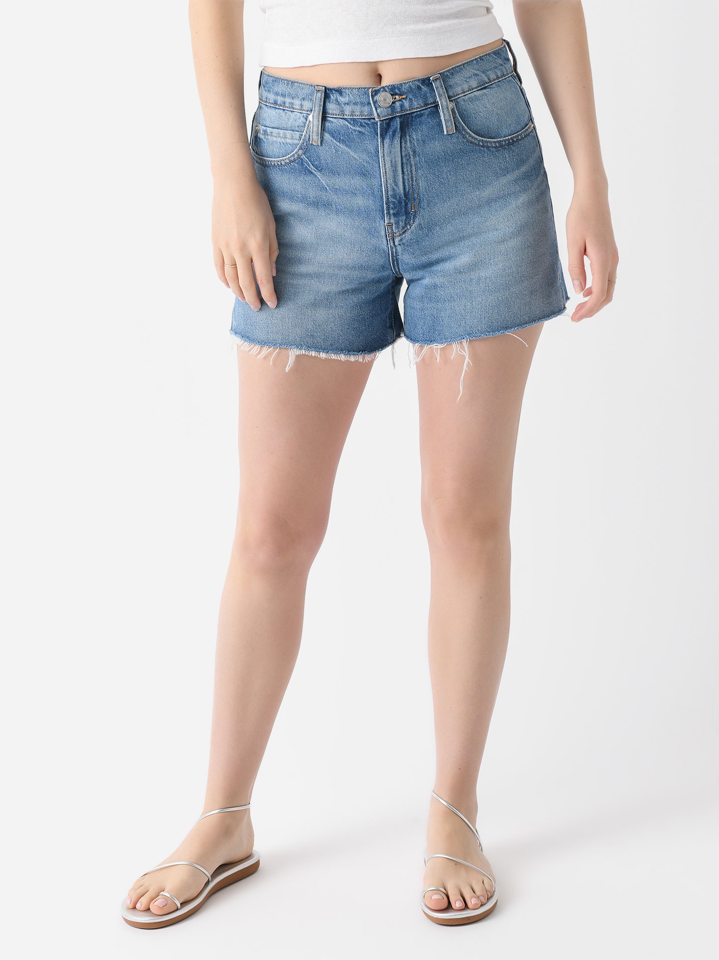 Frame Women's The Vintage Relaxed Raw Fray Short