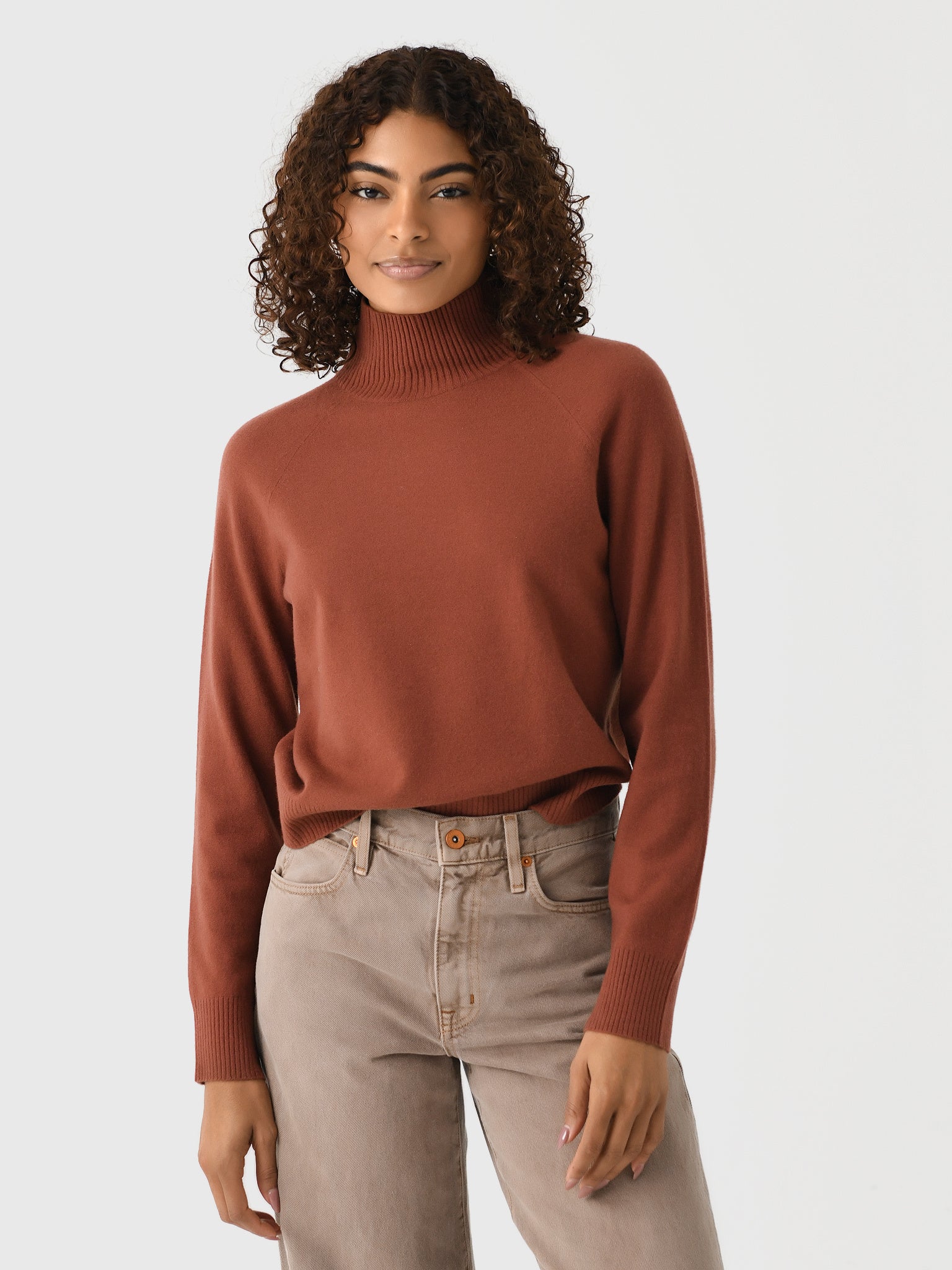 Vince Women s Raglan Turtleneck 365.00 Saint Bernard