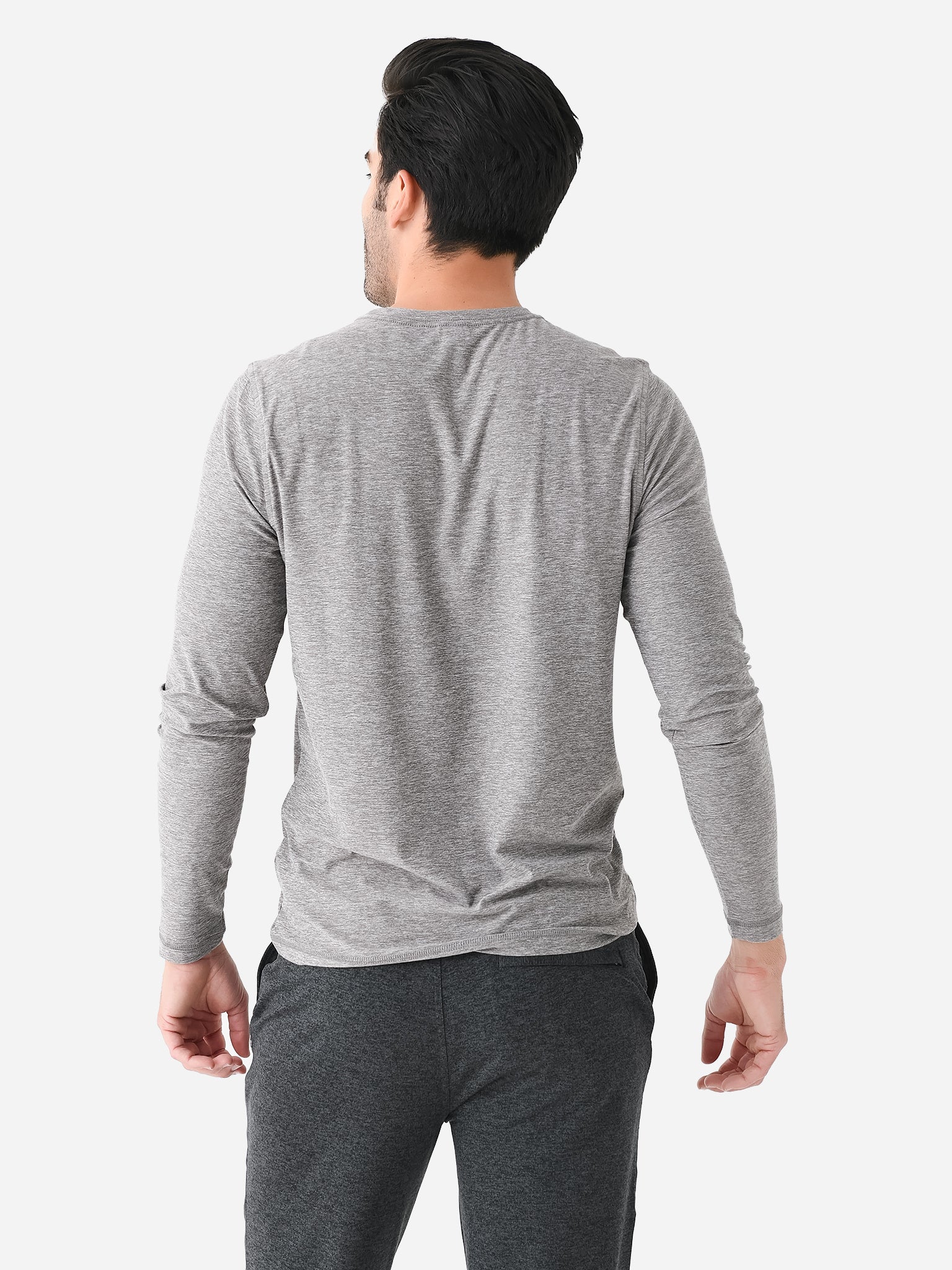 Long Sleeve Strato Tech Tee, Men's Black Shirt