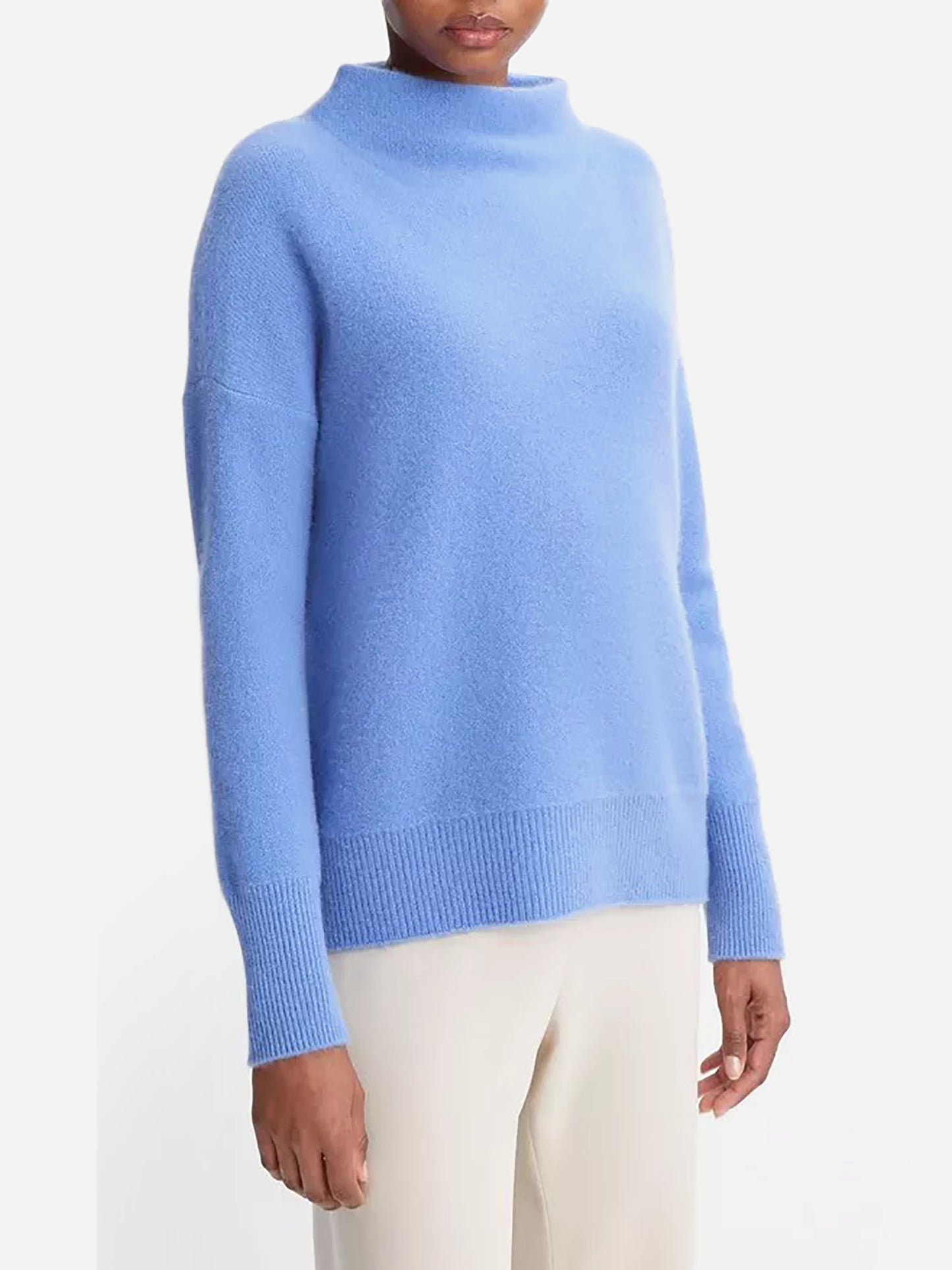 Vince Women's Plush Cashmere Funnel Neck Sweater