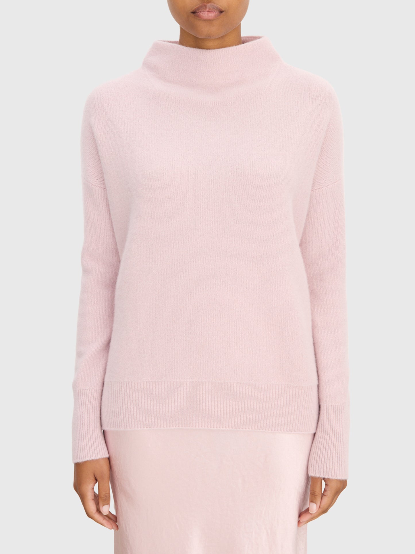 Vince Women's Plush Cashmere Funnel Neck Sweater