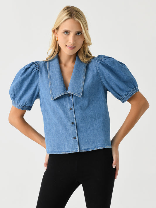 Frame Women's Denim Sailor Blouse