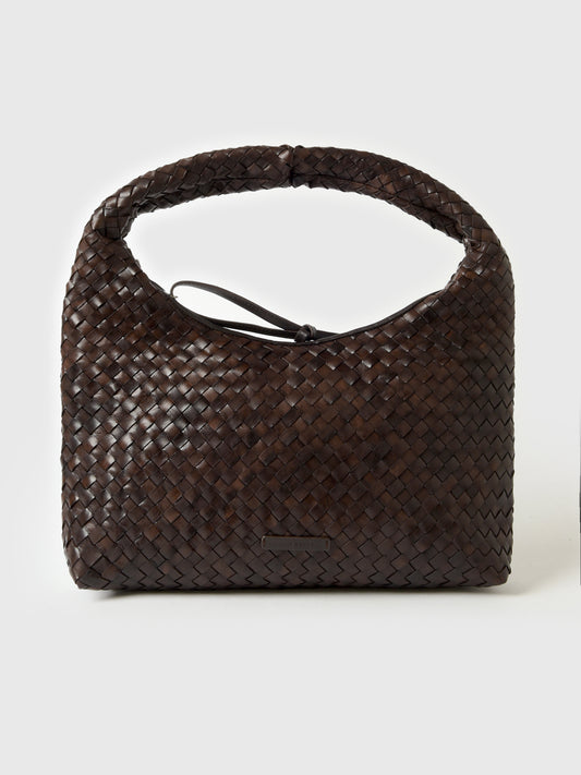 Loeffler Randall Willow Woven Leather Hobo Bag