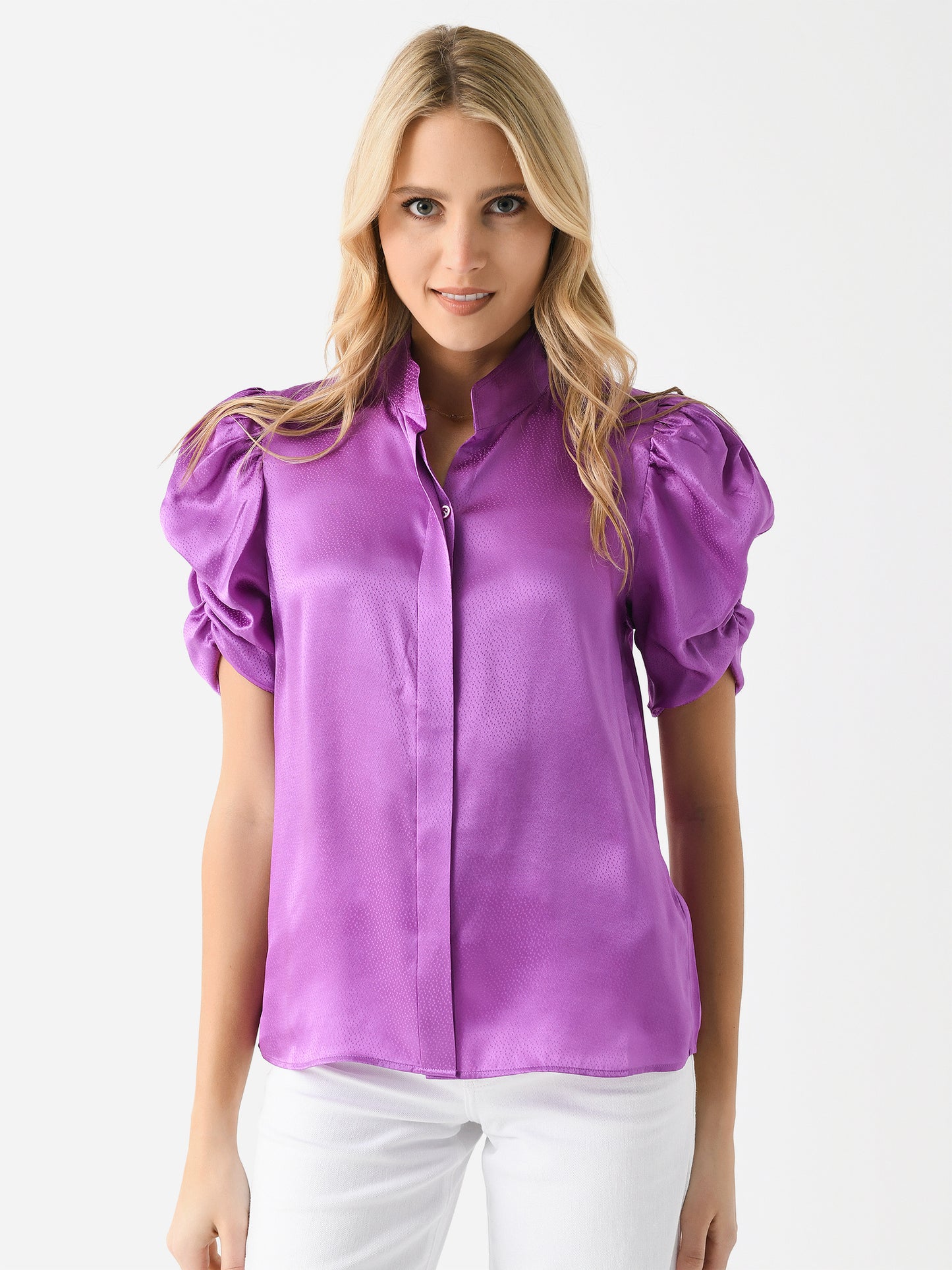 Frame Women's Puff Sleeve Blouse