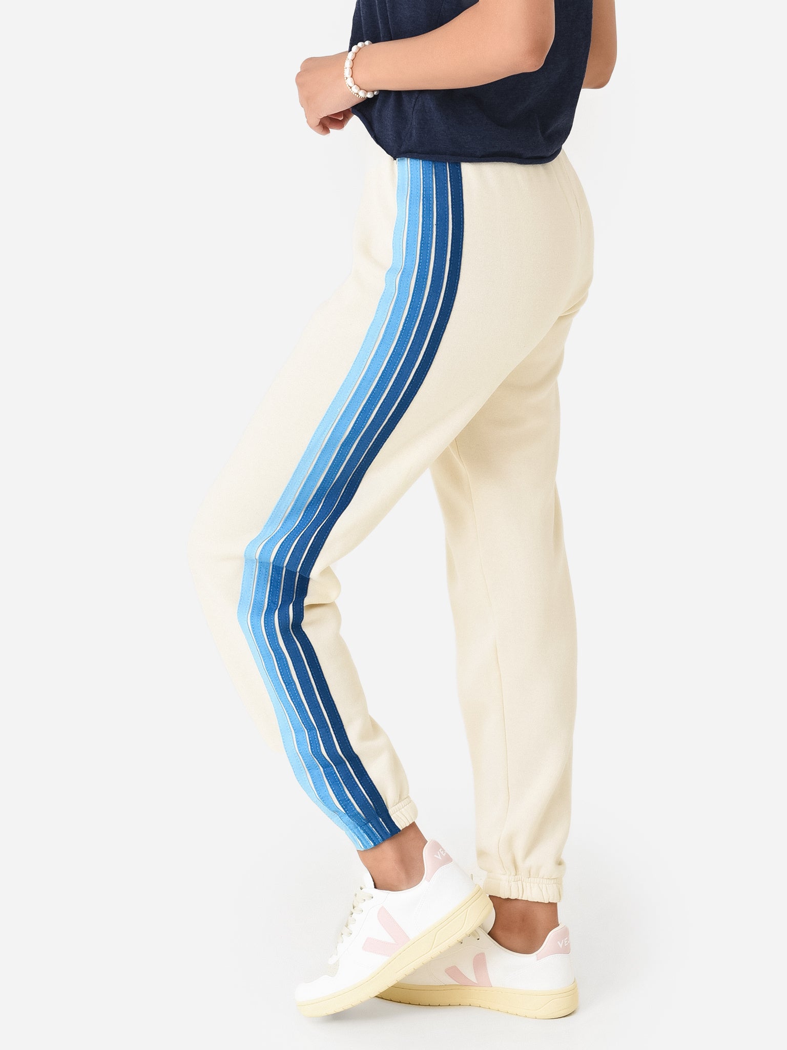 Aviator nation women's cheap 5 stripe sweatpants