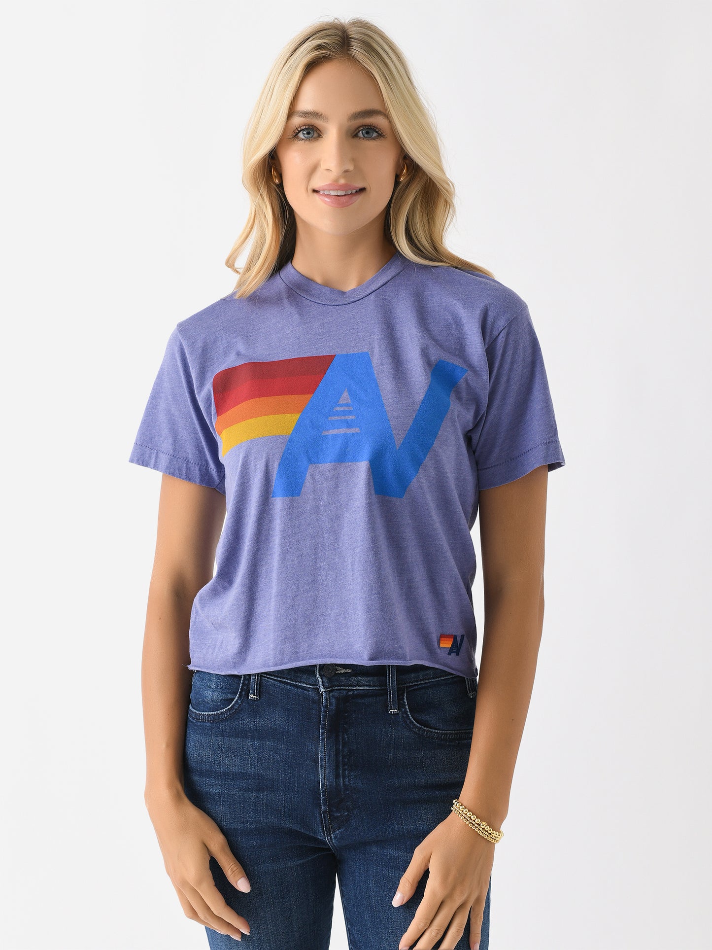 Aviator Nation Women's Logo Boyfriend Tee