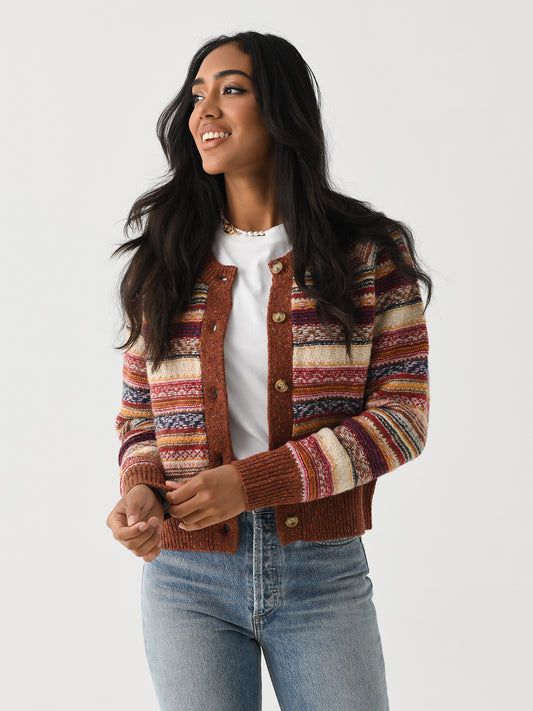 Faherty Brand Women's Marley Fairisle Cardigan