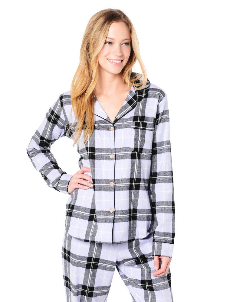 Ugg raven flannel pj set new arrivals