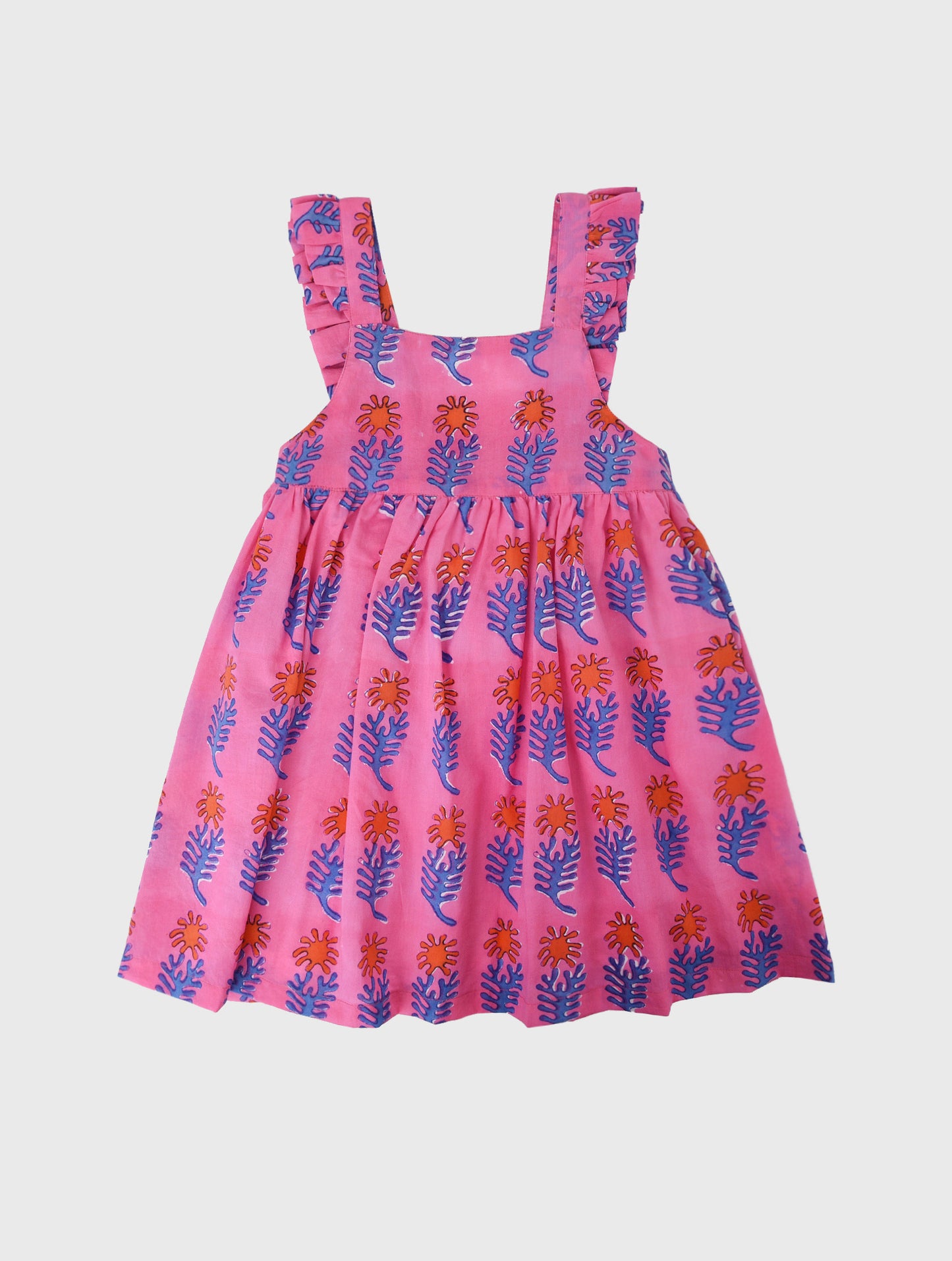 Oliphant Girls' Ruffle Back Dress