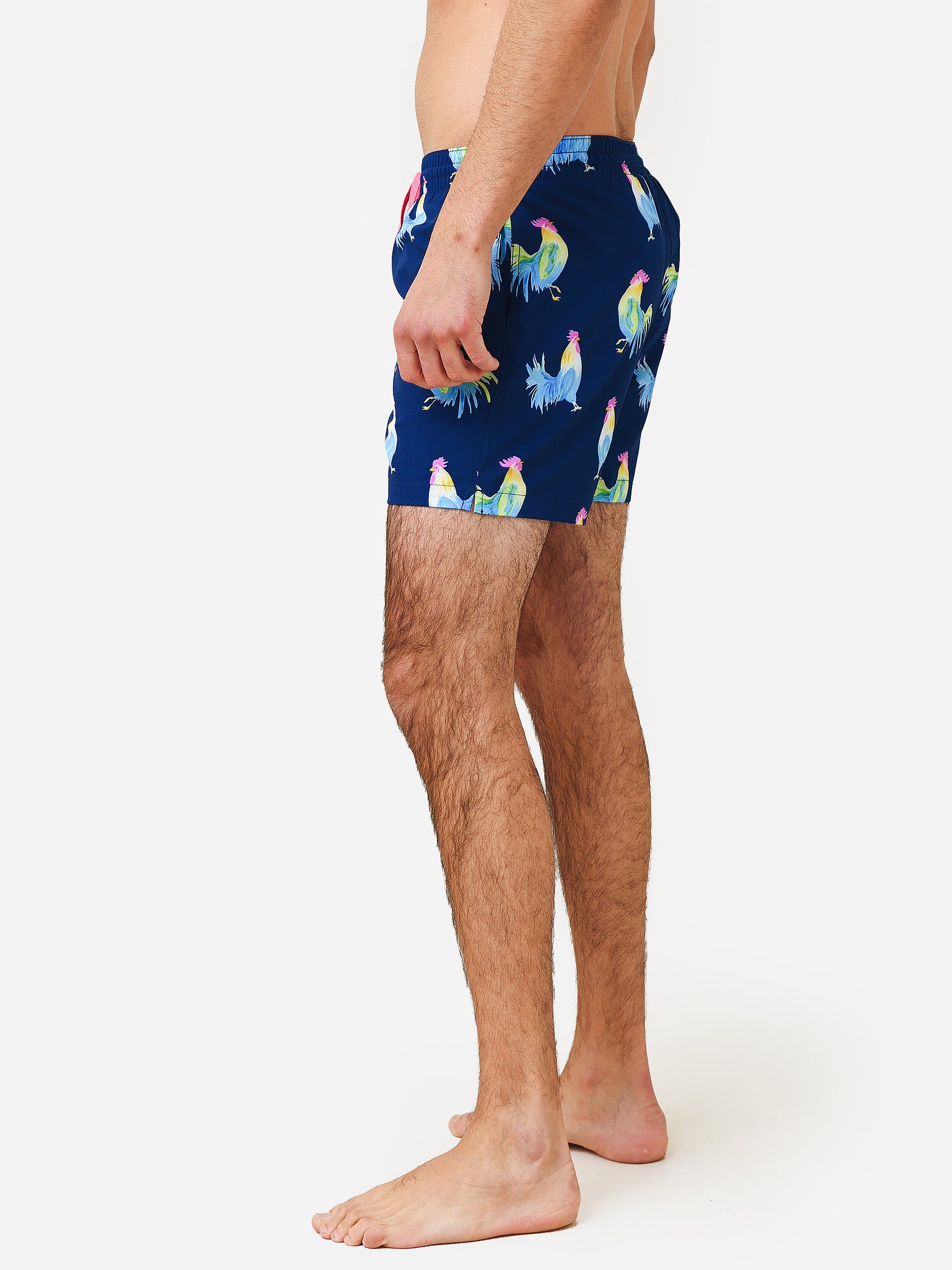 Men's Chubbies The Fowl Plays 5.5-inch Swim Trunks - Large / Navy