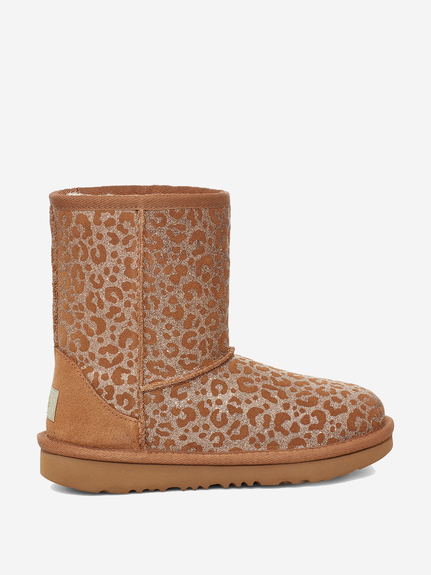 Ugg Girls' Classic II Glitter Leopard Boot