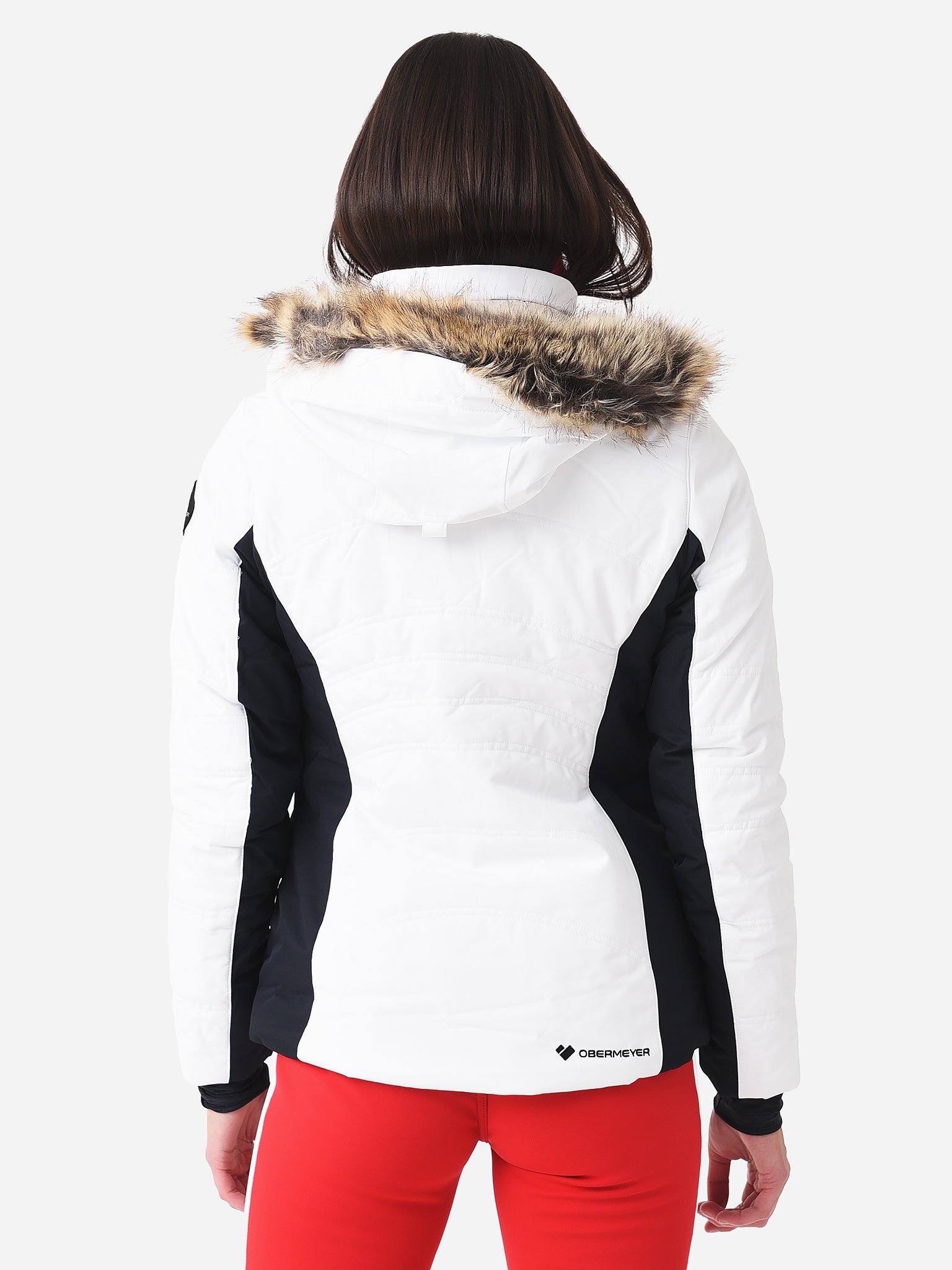 Obermeyer white best sale ski jacket