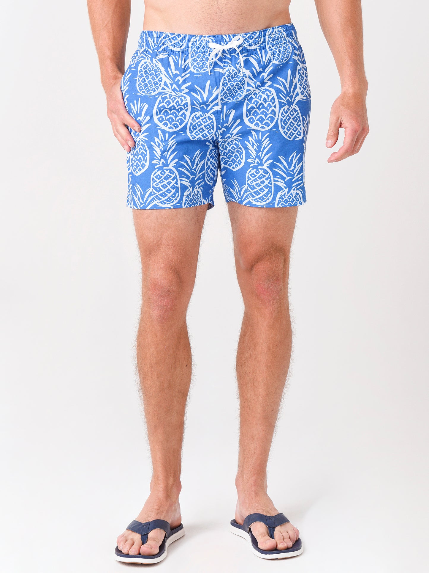 Chubbies Men's Thigh-Napples 5.5" Swim Trunks