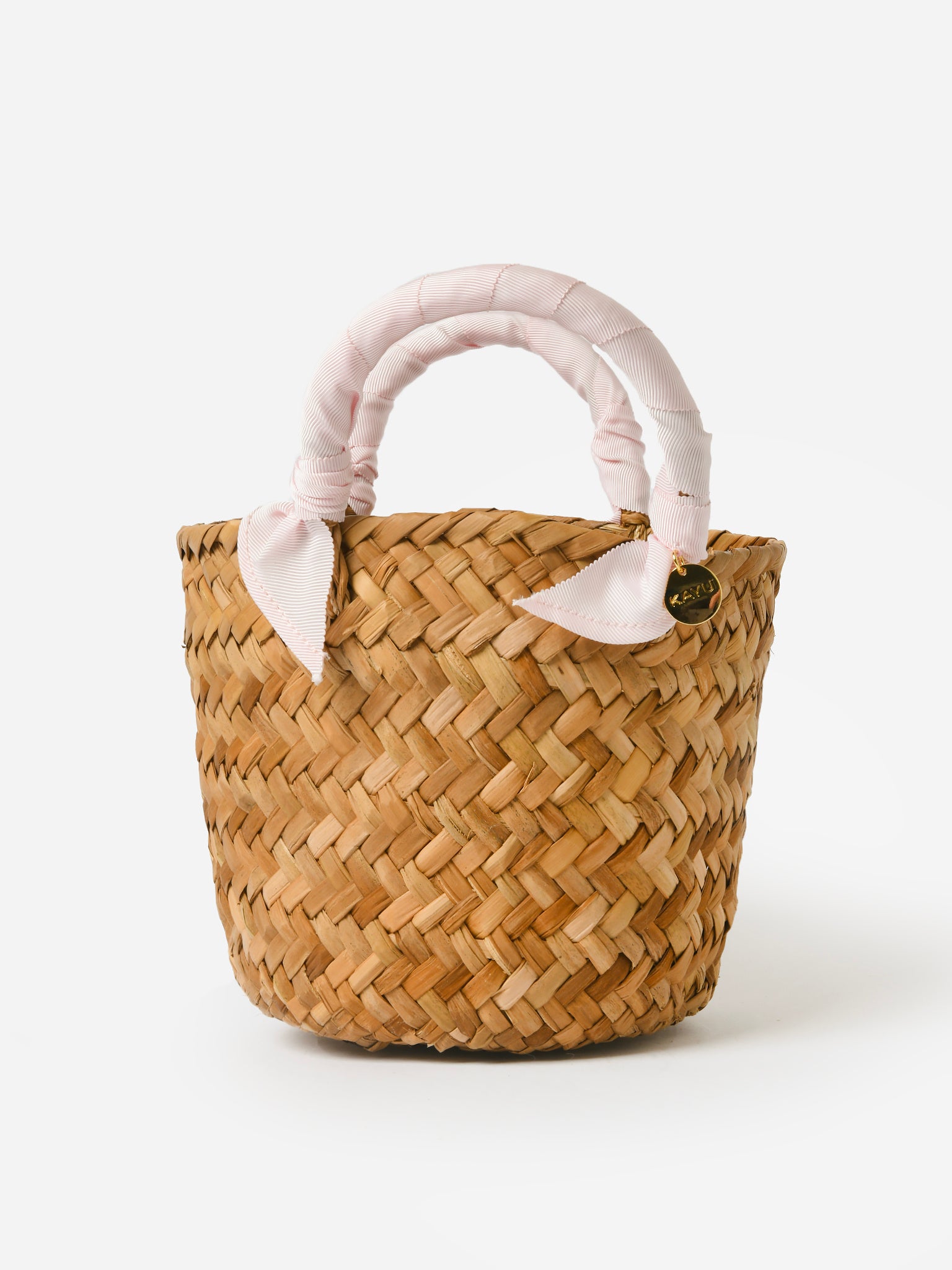 Kayu Mini Rosie Ribbon Straw Tote – saintbernard.com