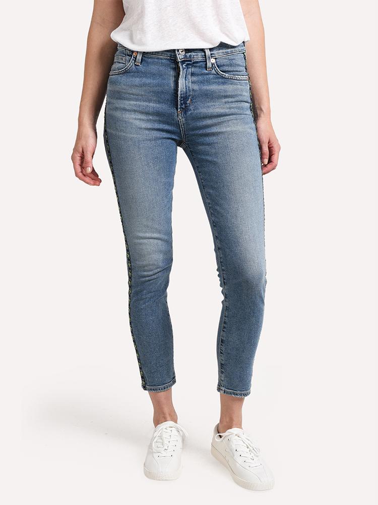 Citizens of humanity rocket crop high rise hot sale skinny jeans