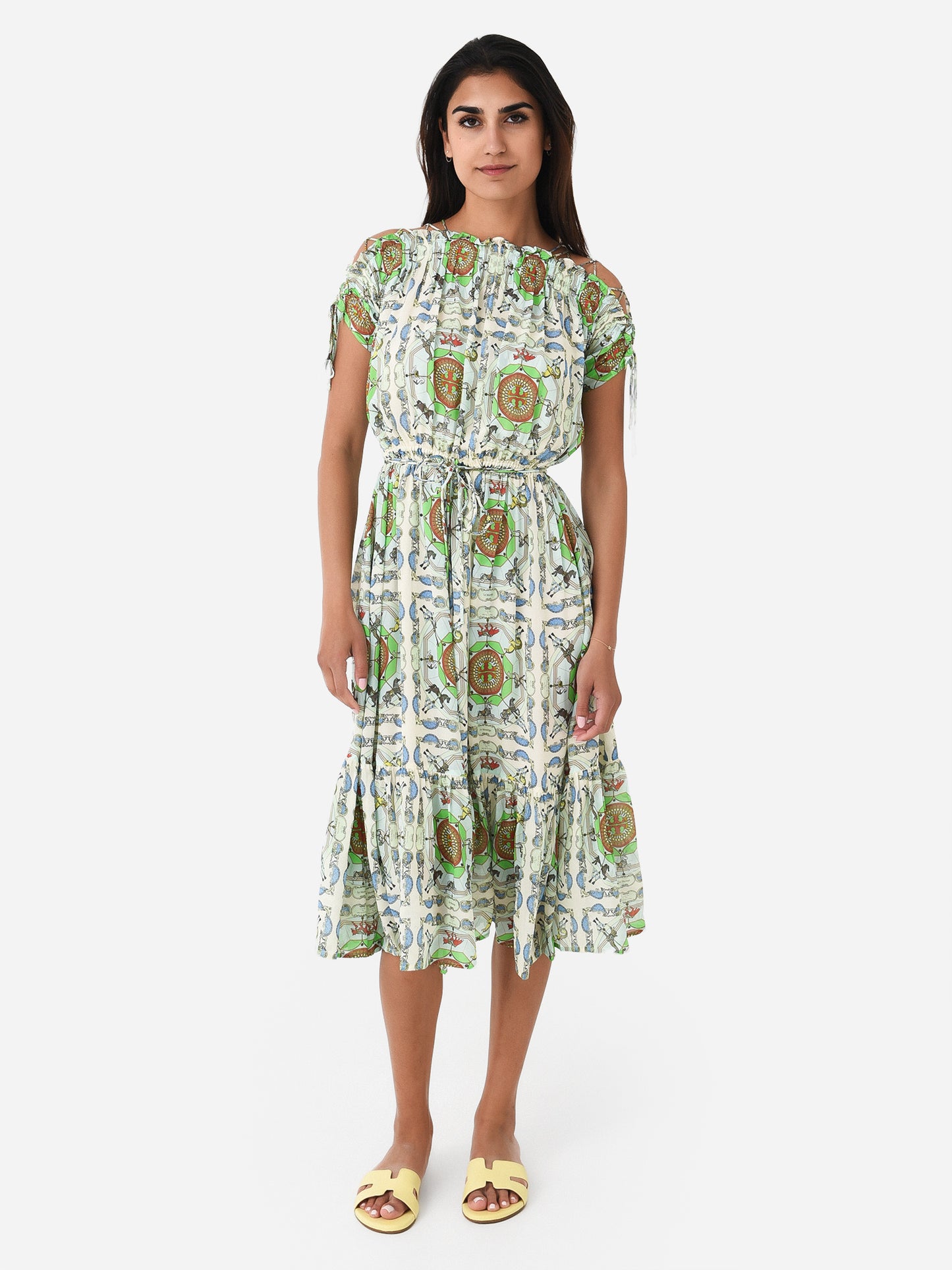 Tory Burch Women's Printed Silk Dress