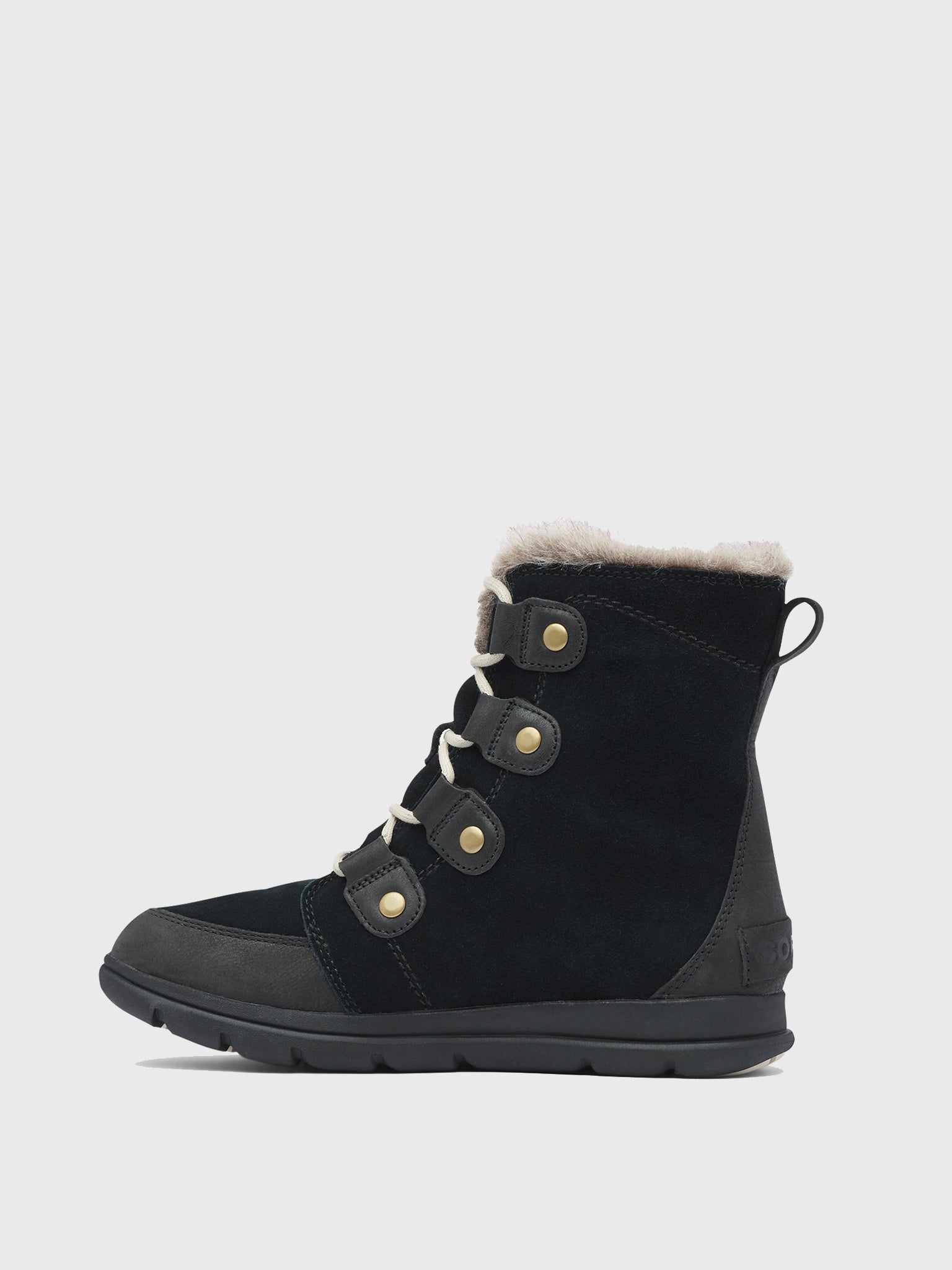 Explorer joan waterproof boot hot sale with faux fur collar