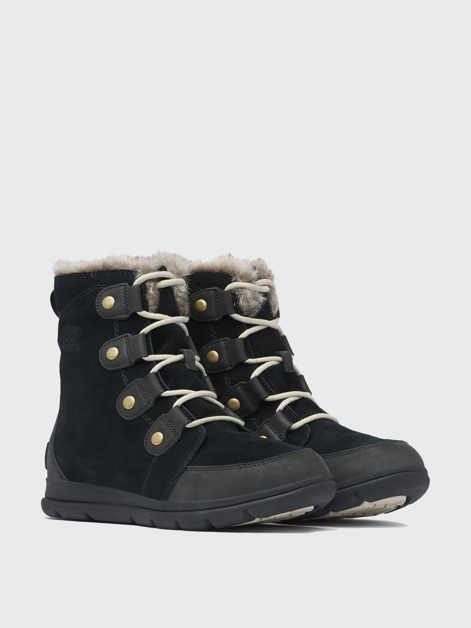 Sorel explorer joan clearance snow boots black