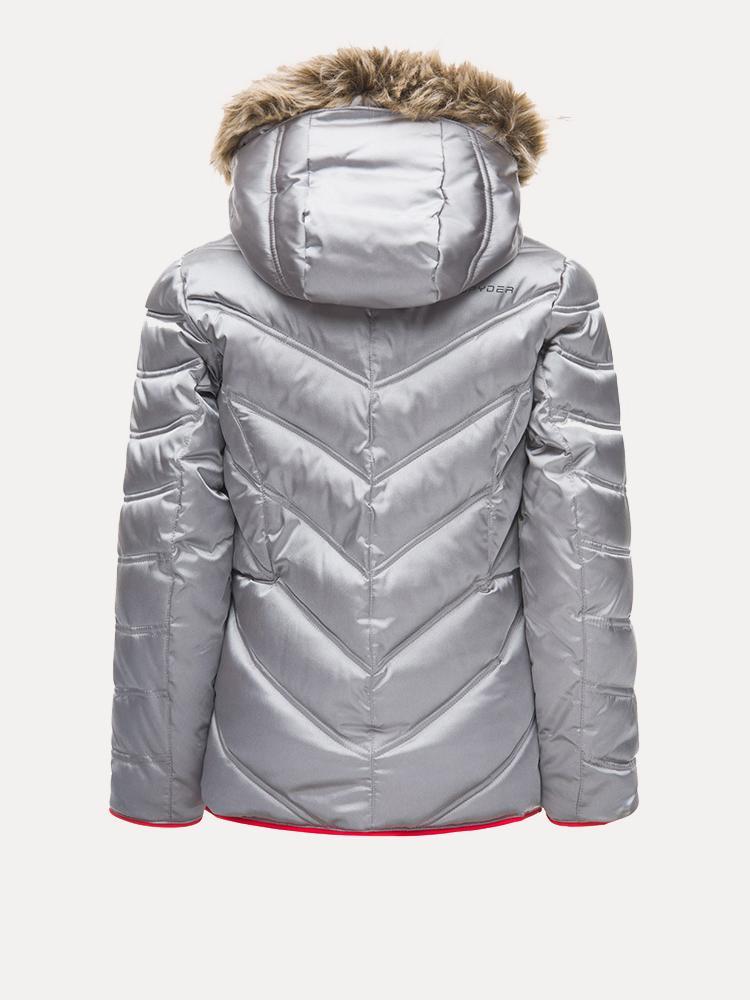 SHEIN Baby Girl Metallic Hooded Puffer Jacket | SHEIN USA