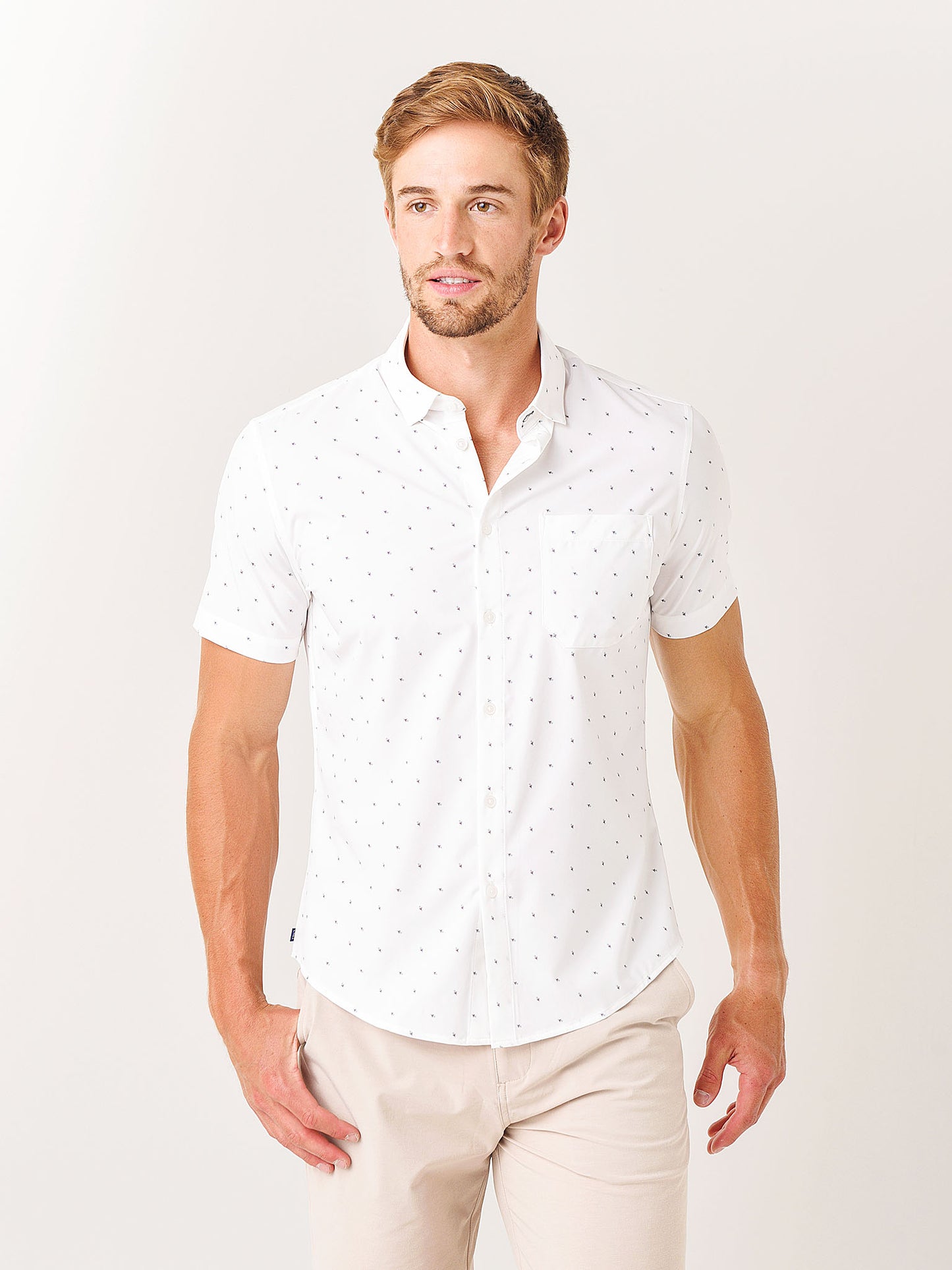 Mizzen+Main Men's Leeward Short-Sleeve Shirt