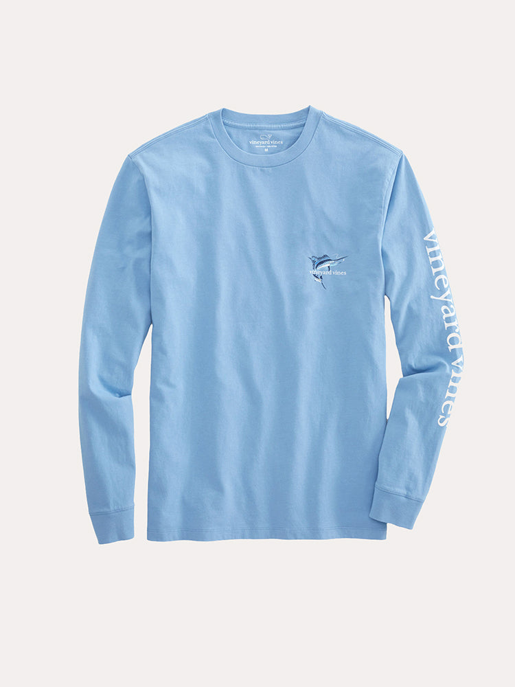 Vineyard Vines Men's Long-Sleeve Sailfish T-Shirt