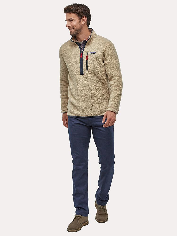 Men's retro pile on sale pullover