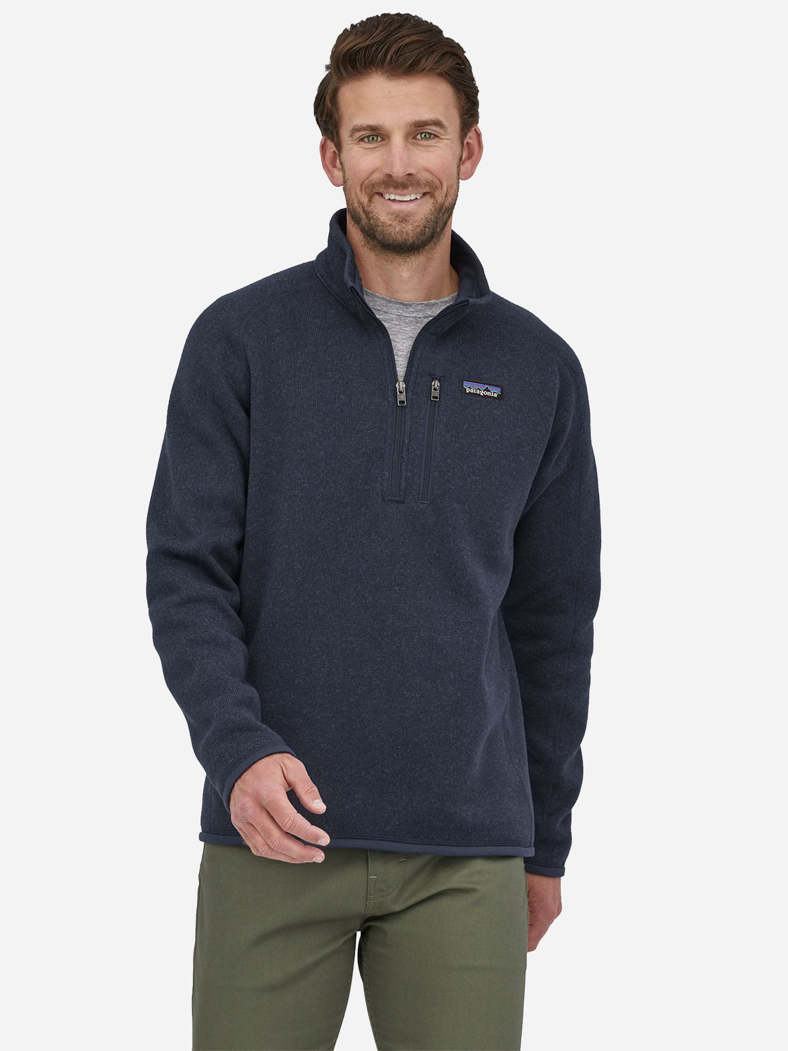 Patagonia men's quarter store zip better sweater