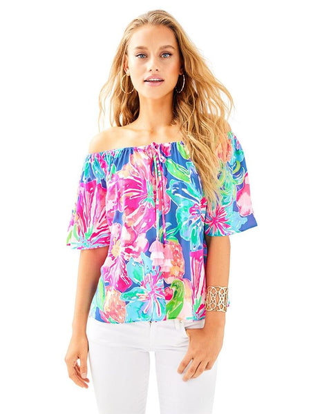 Lilly pulitzer nevie online off the shoulder top