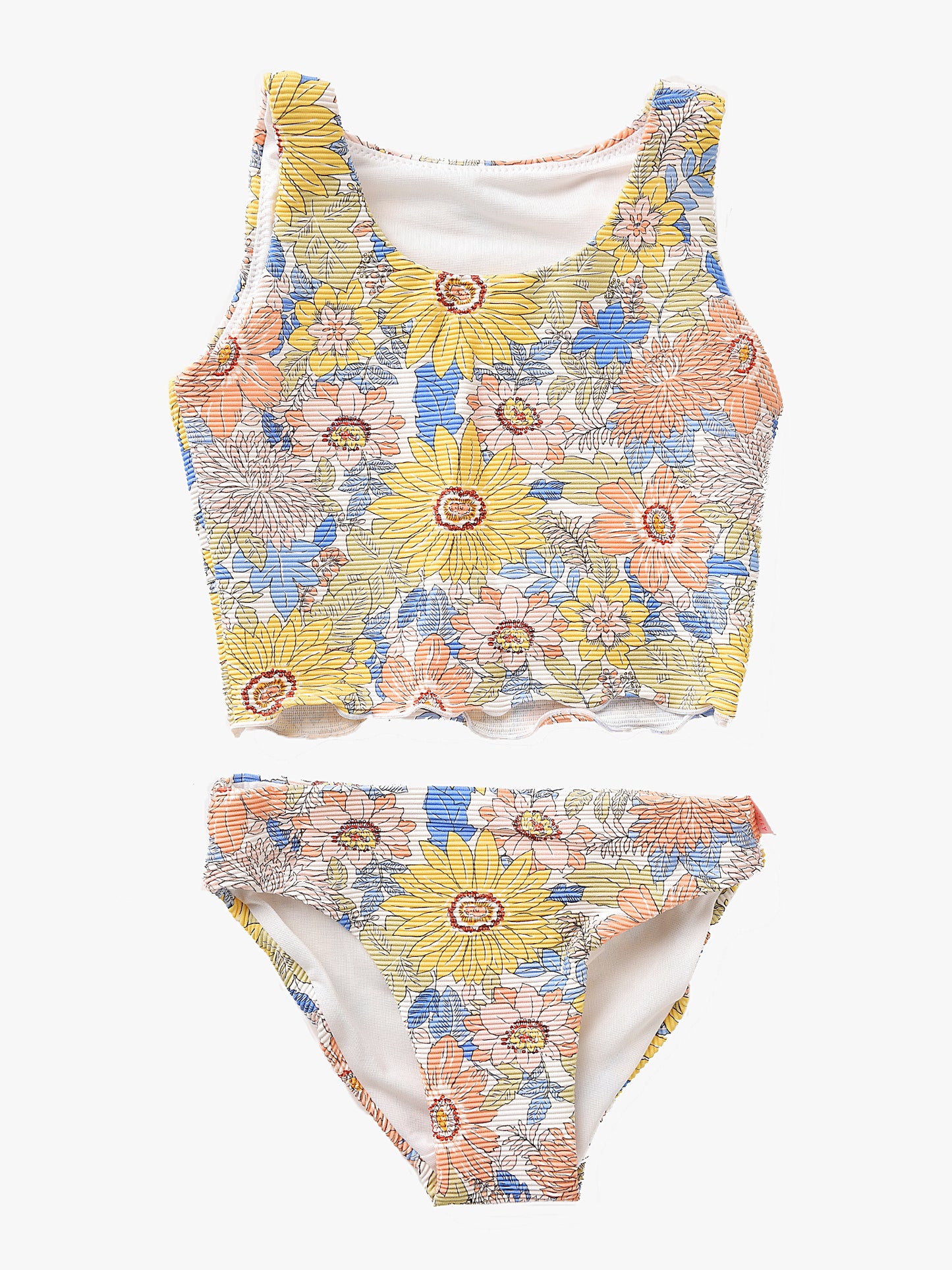 Seafolly Girls' Sunshine Days Tankini Bikini Set